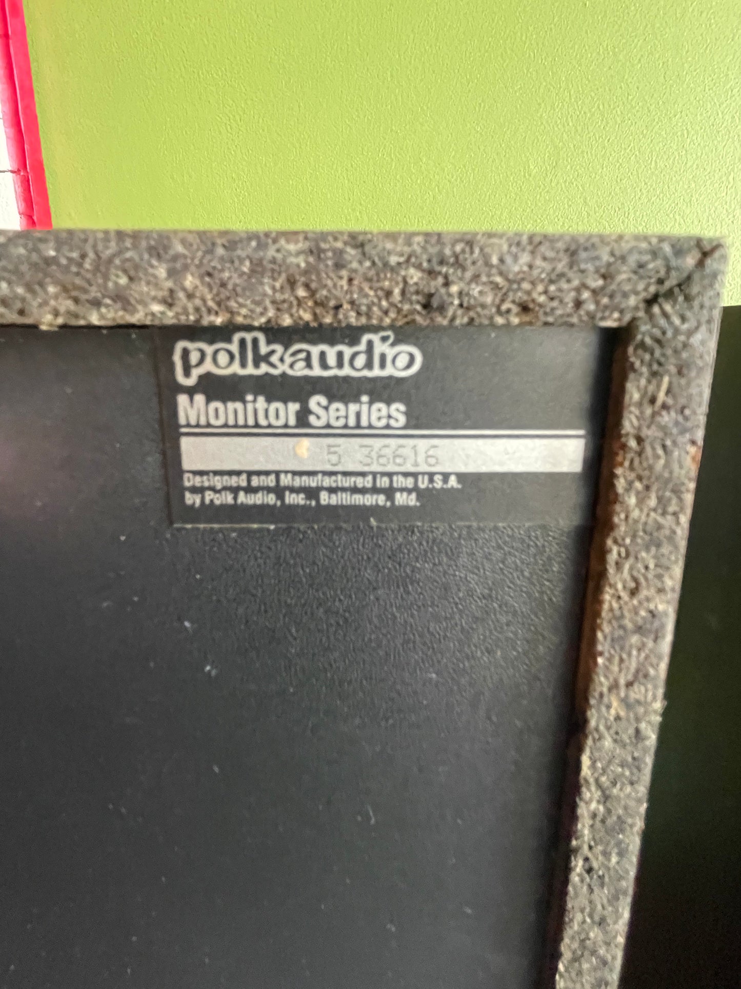 Polk Monitor 5 Speakers