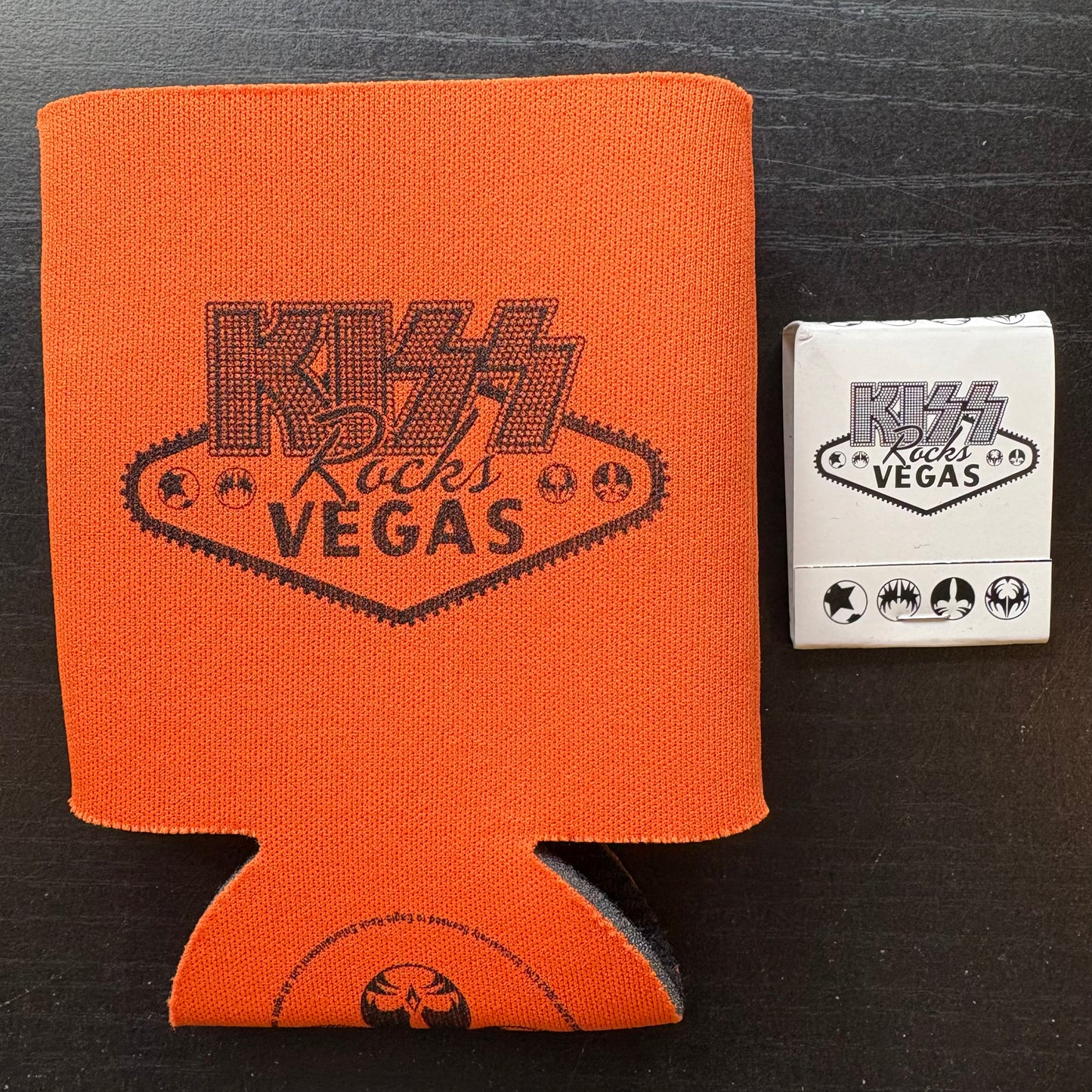 Kiss Rocks Vegas - Promotional Koozie + Matchbook