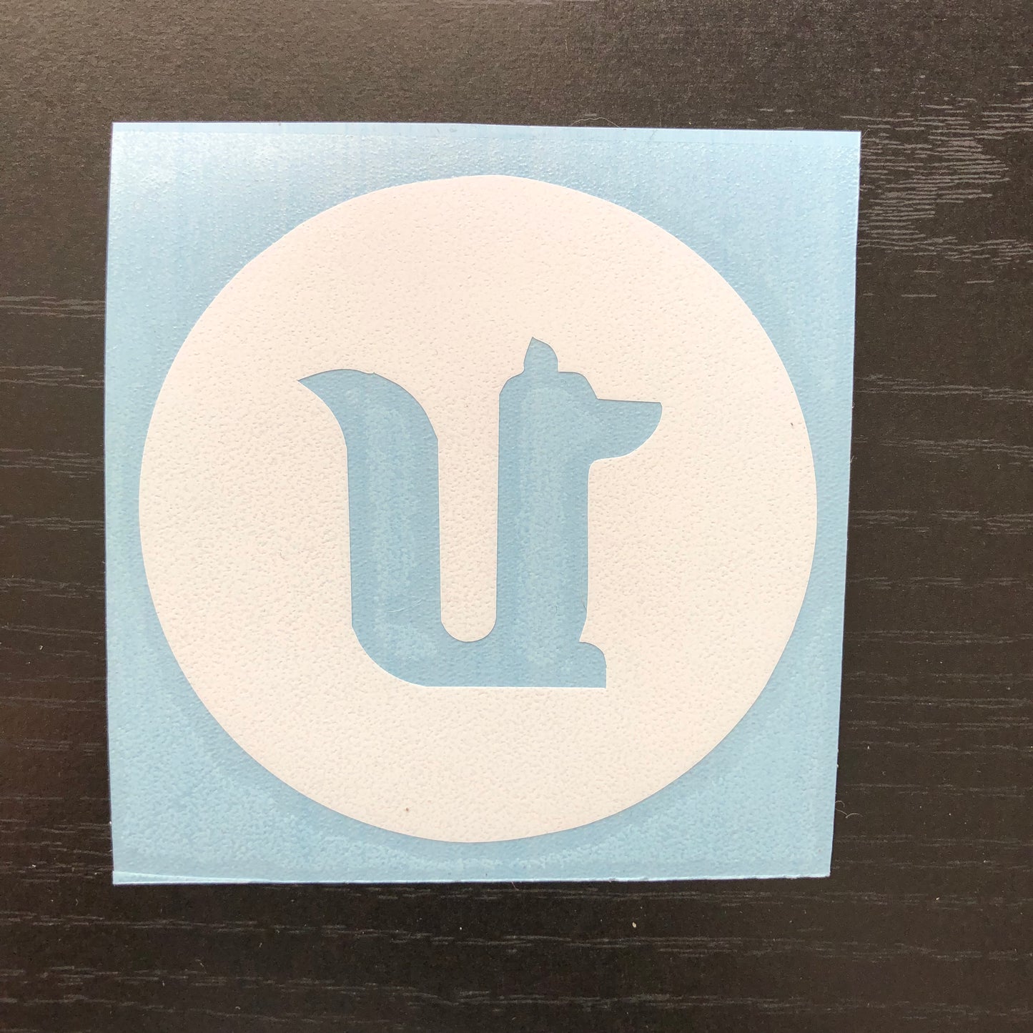 Underdog Records Logo Sticker (White)