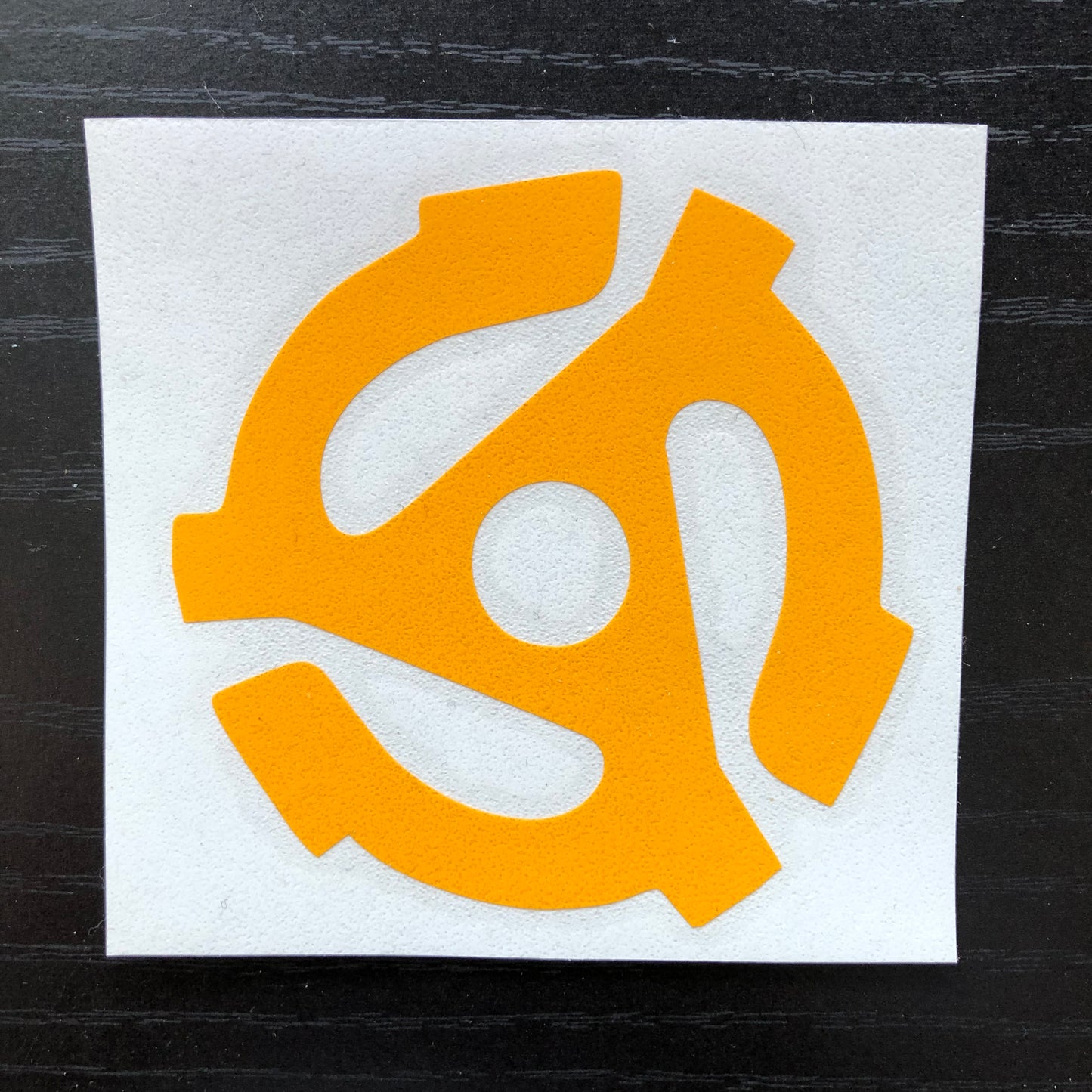 45 Adapter Sticker (Yellow)