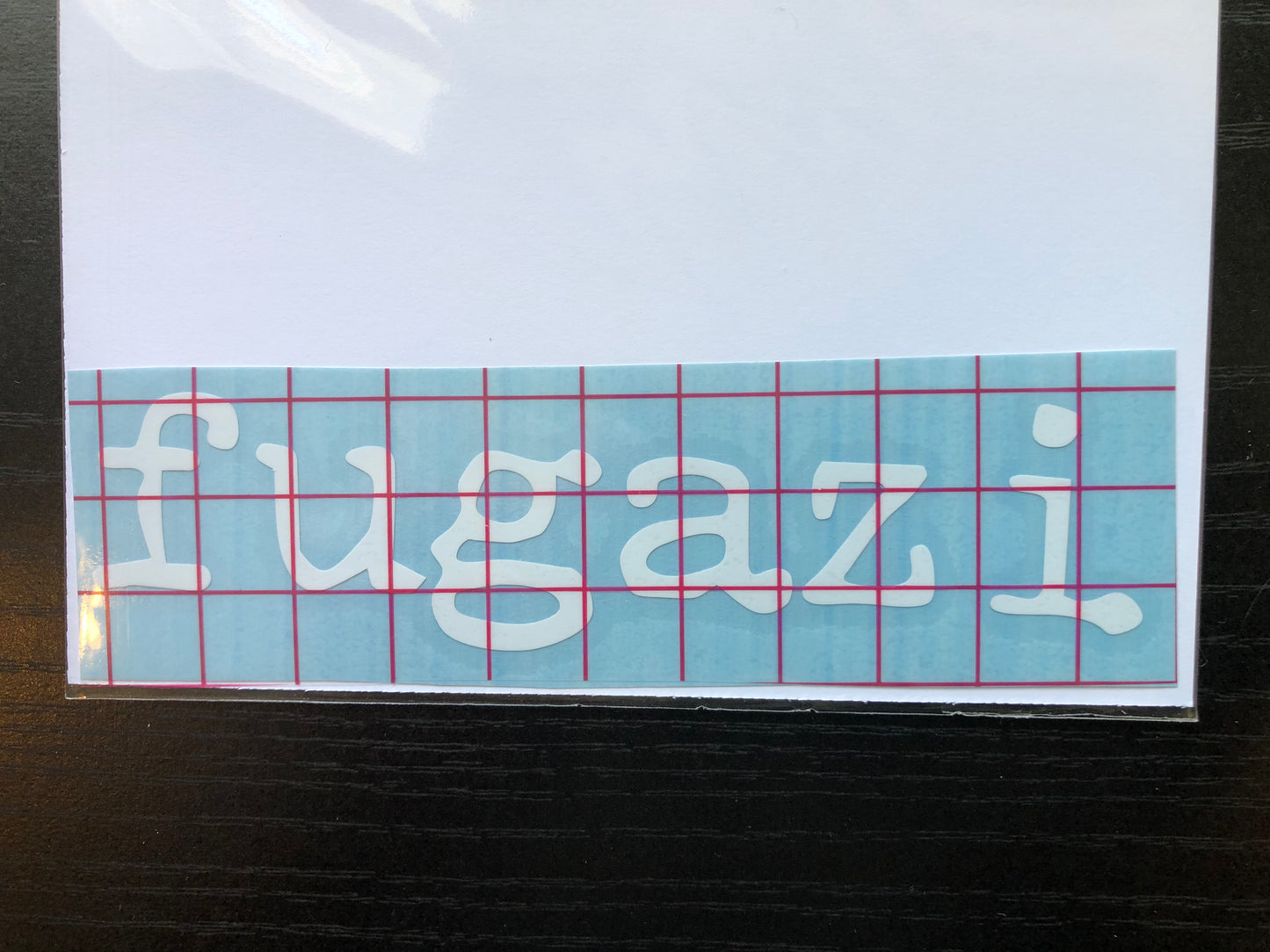 Fugazi Sticker