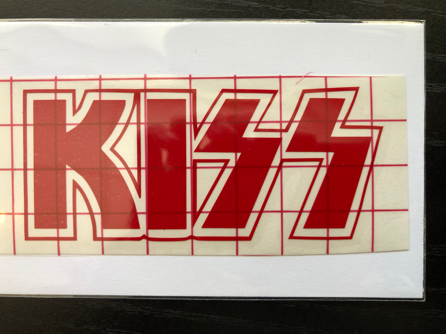 Kiss Sticker - Red