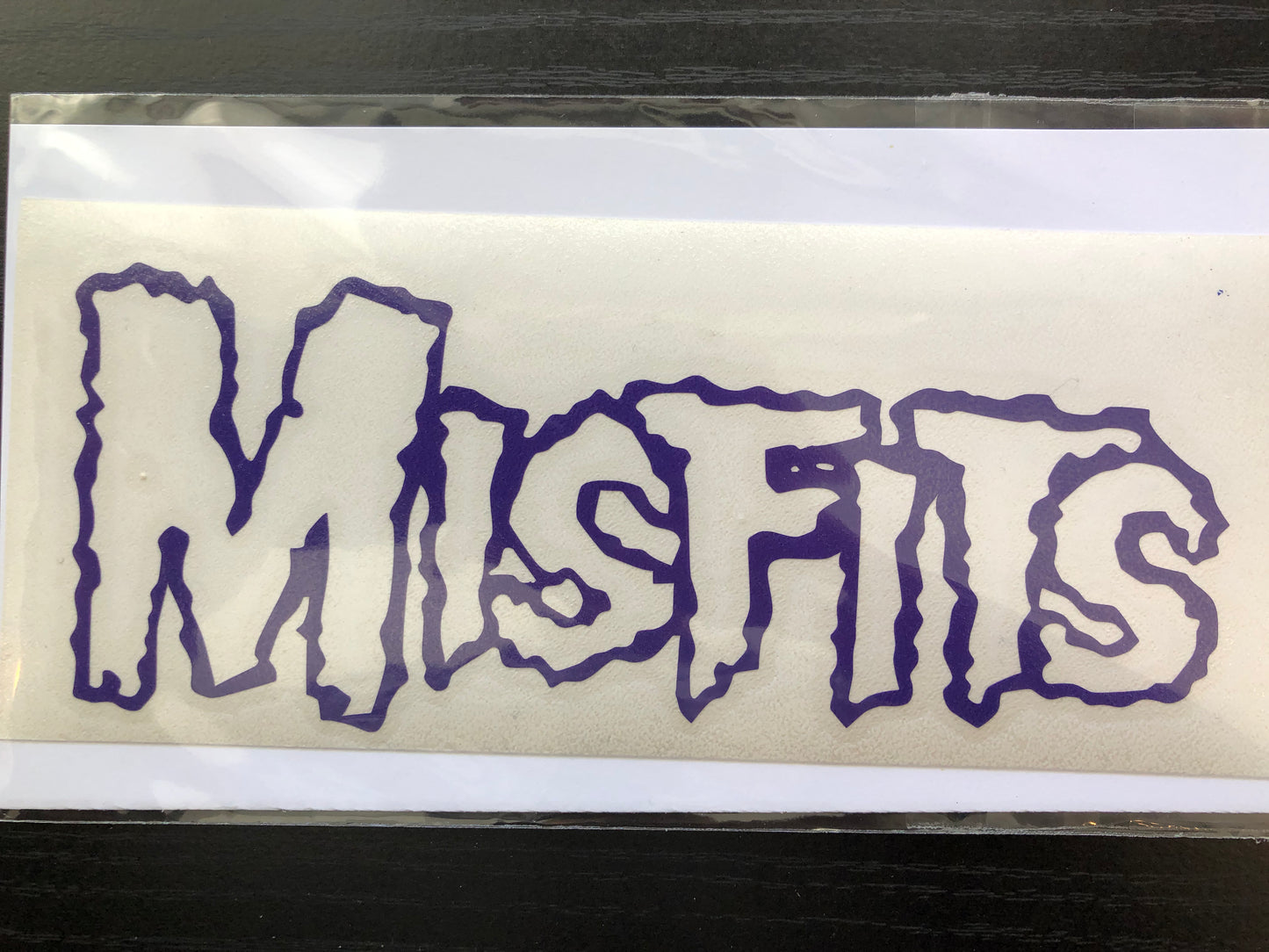 Misfits Sticker - Purple Outline