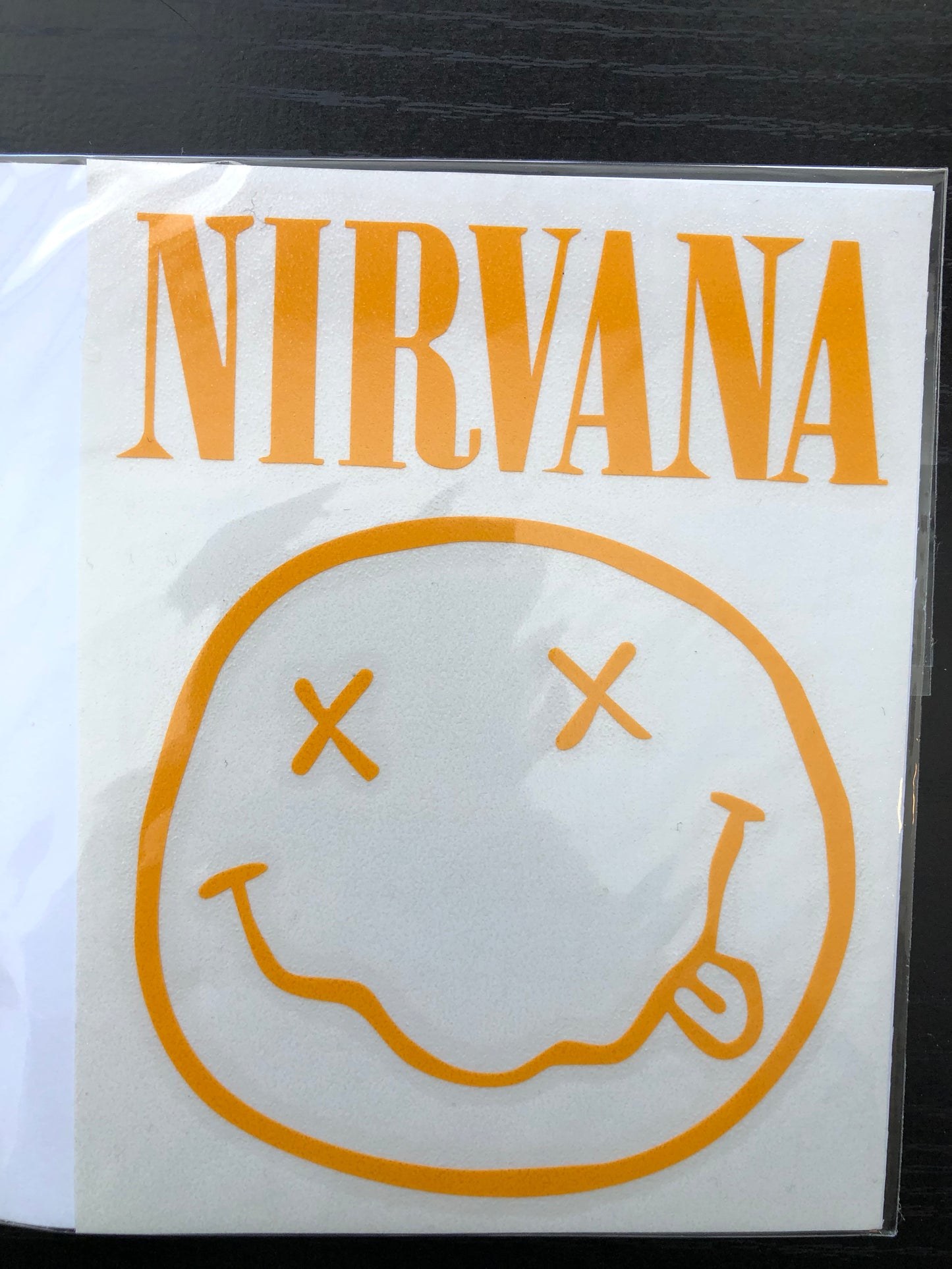 Nirvana Smiley Drunk Sticker - Large Face