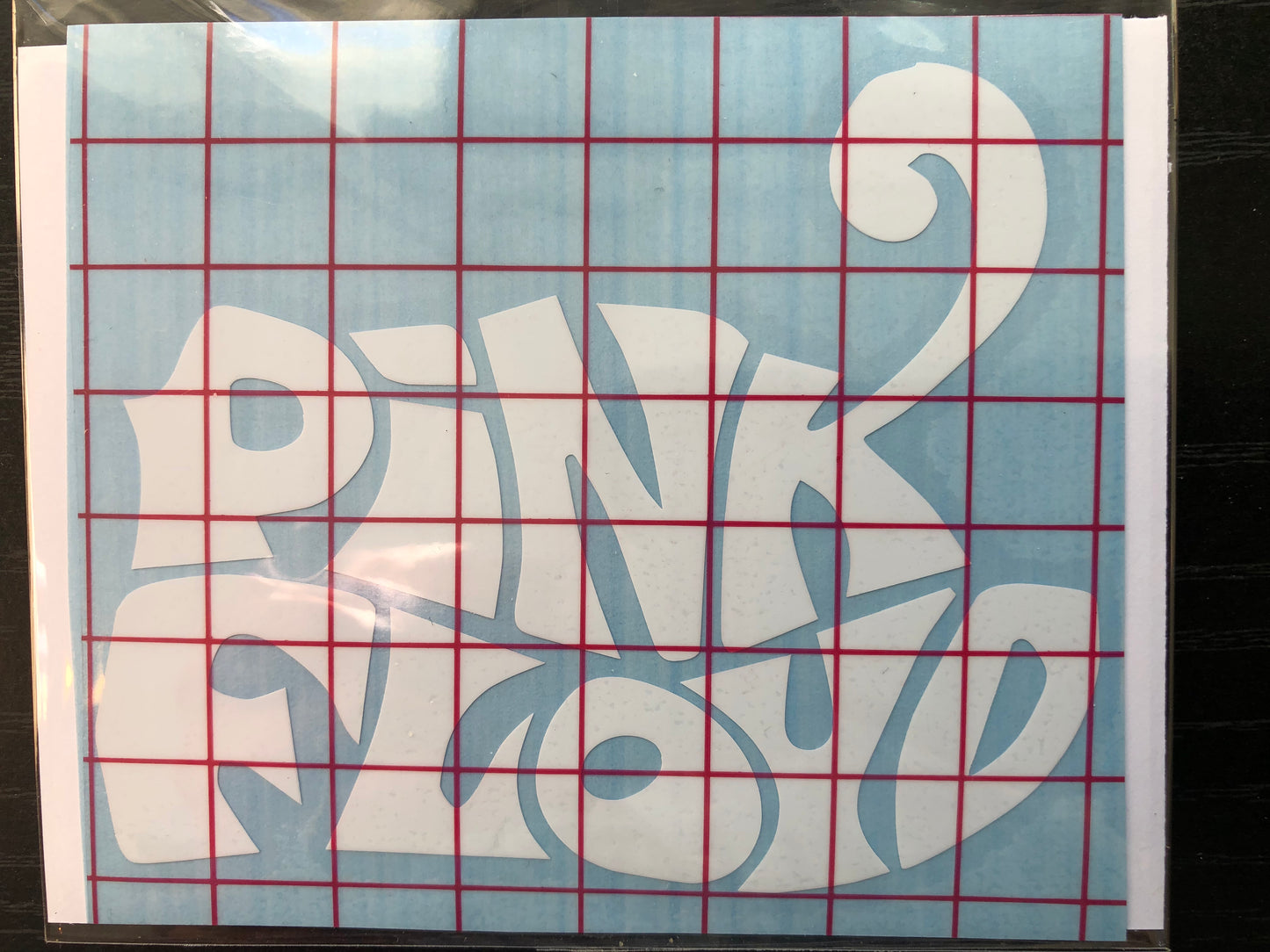 Pink Floyd Sticker (Bubble Script)