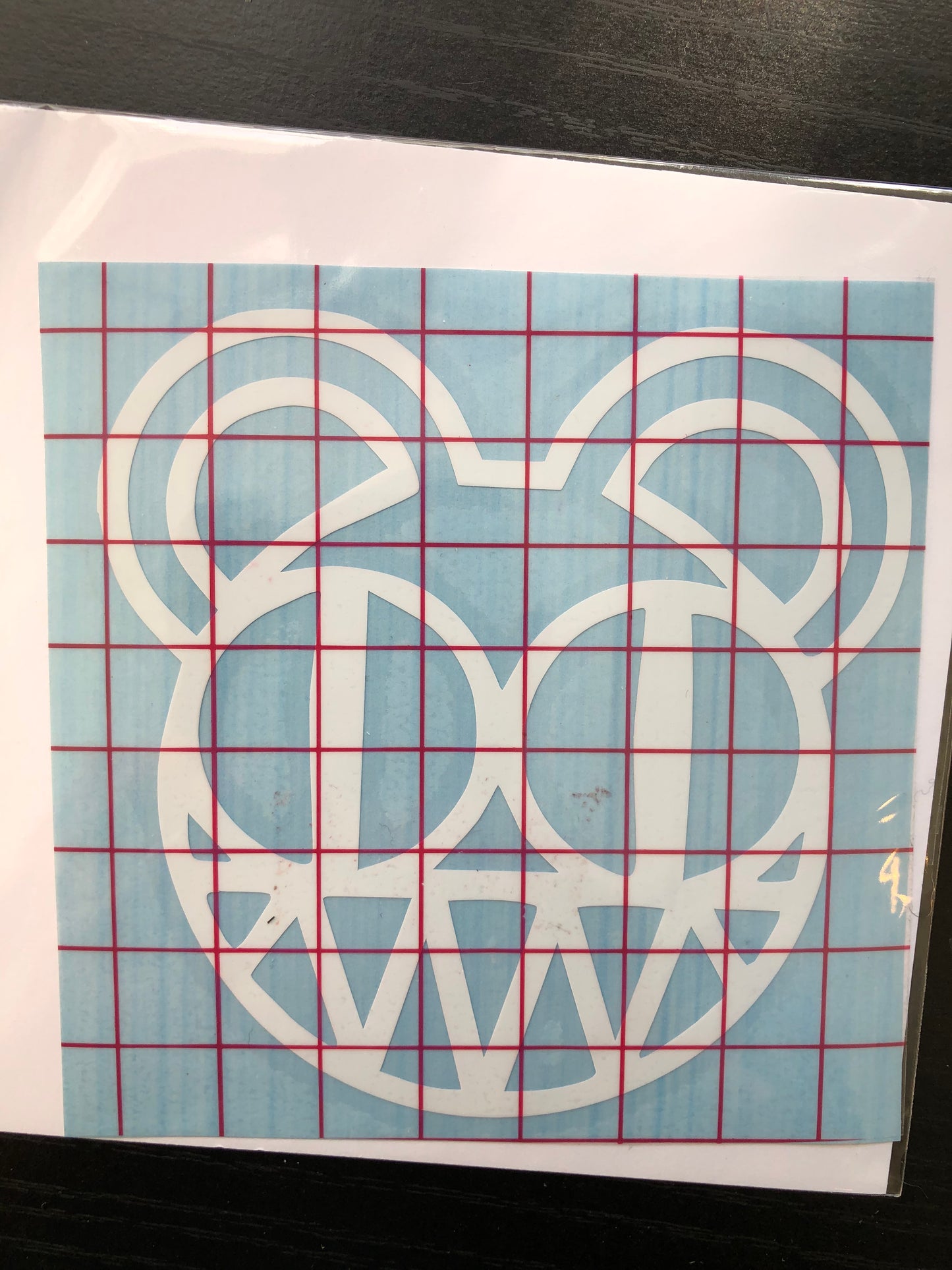 Radiohead Modified Bear Sticker