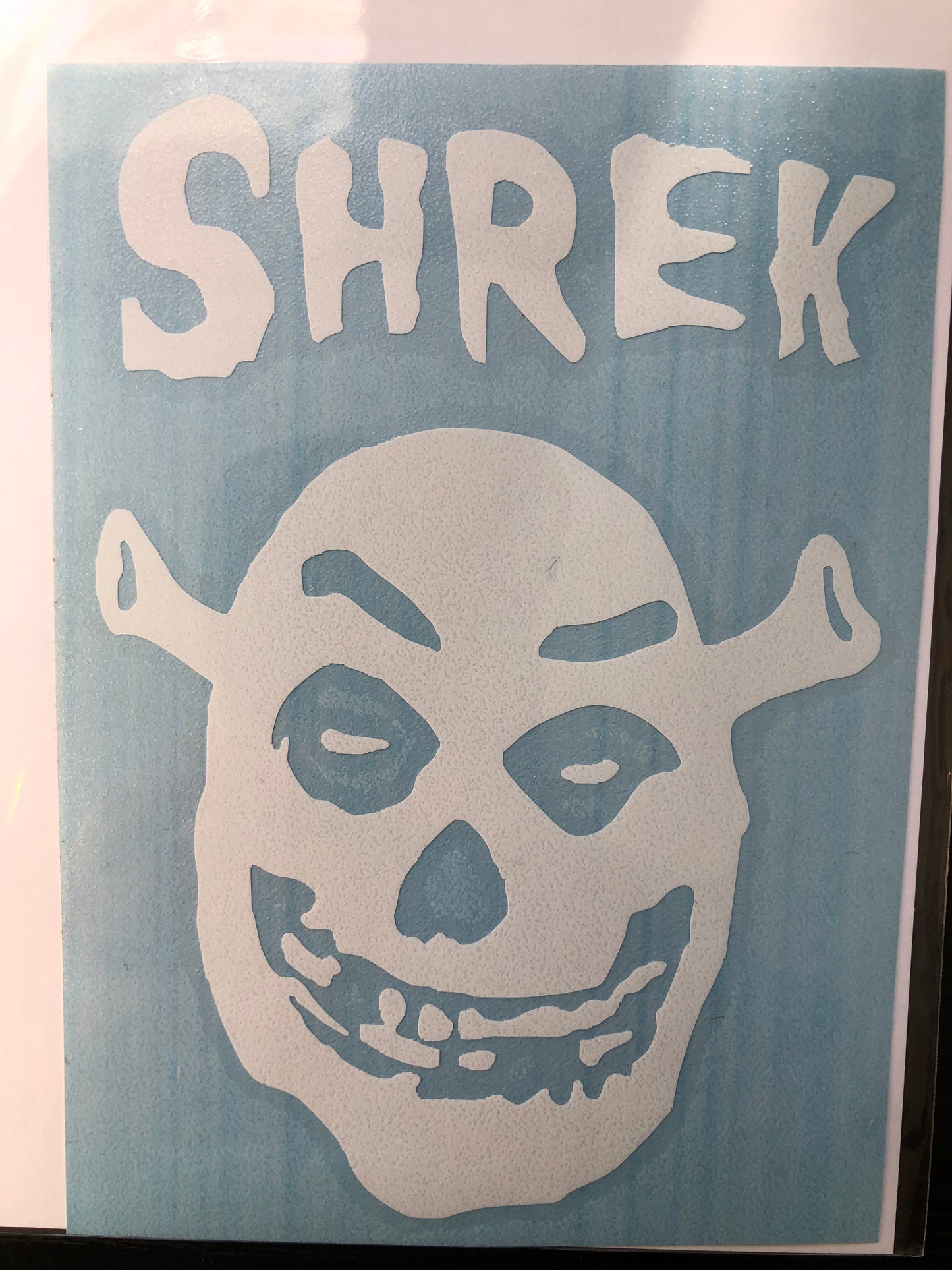 Shrek / Misfits Mashup Sticker