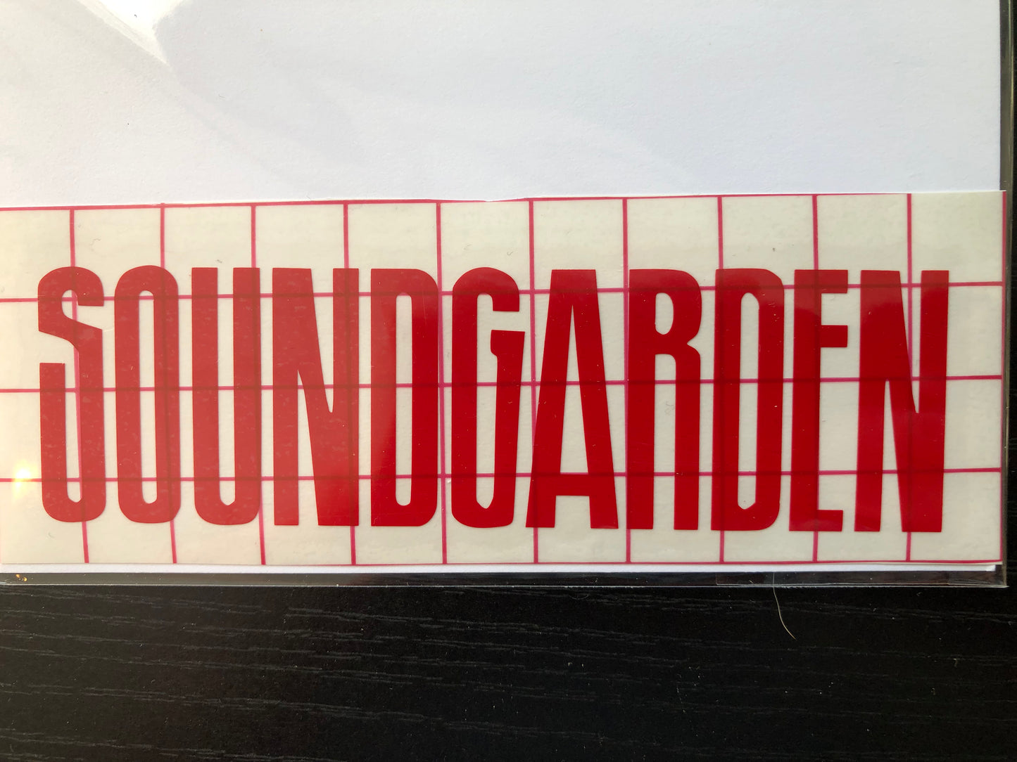 Soundgarden Sticker (Red)