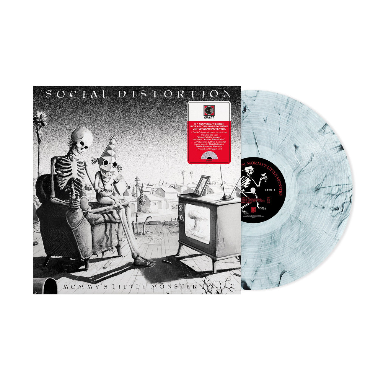Social Distortion, "Mommy's Little Monster" (Clear Smoke Vinyl)