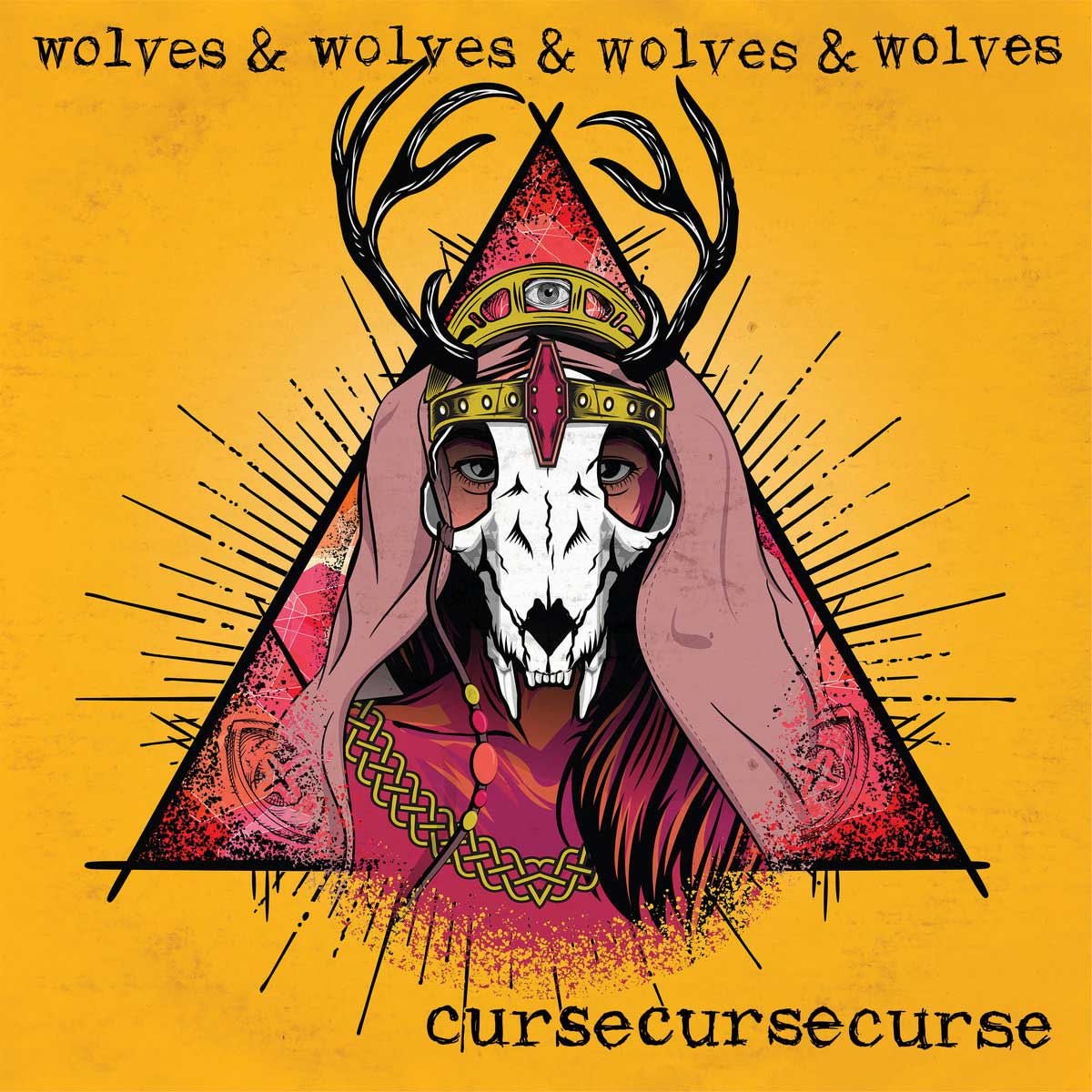 Wolves & Wolves & Wolves & Wolves, "Curse Curse Curse" (Yellow Vinyl)