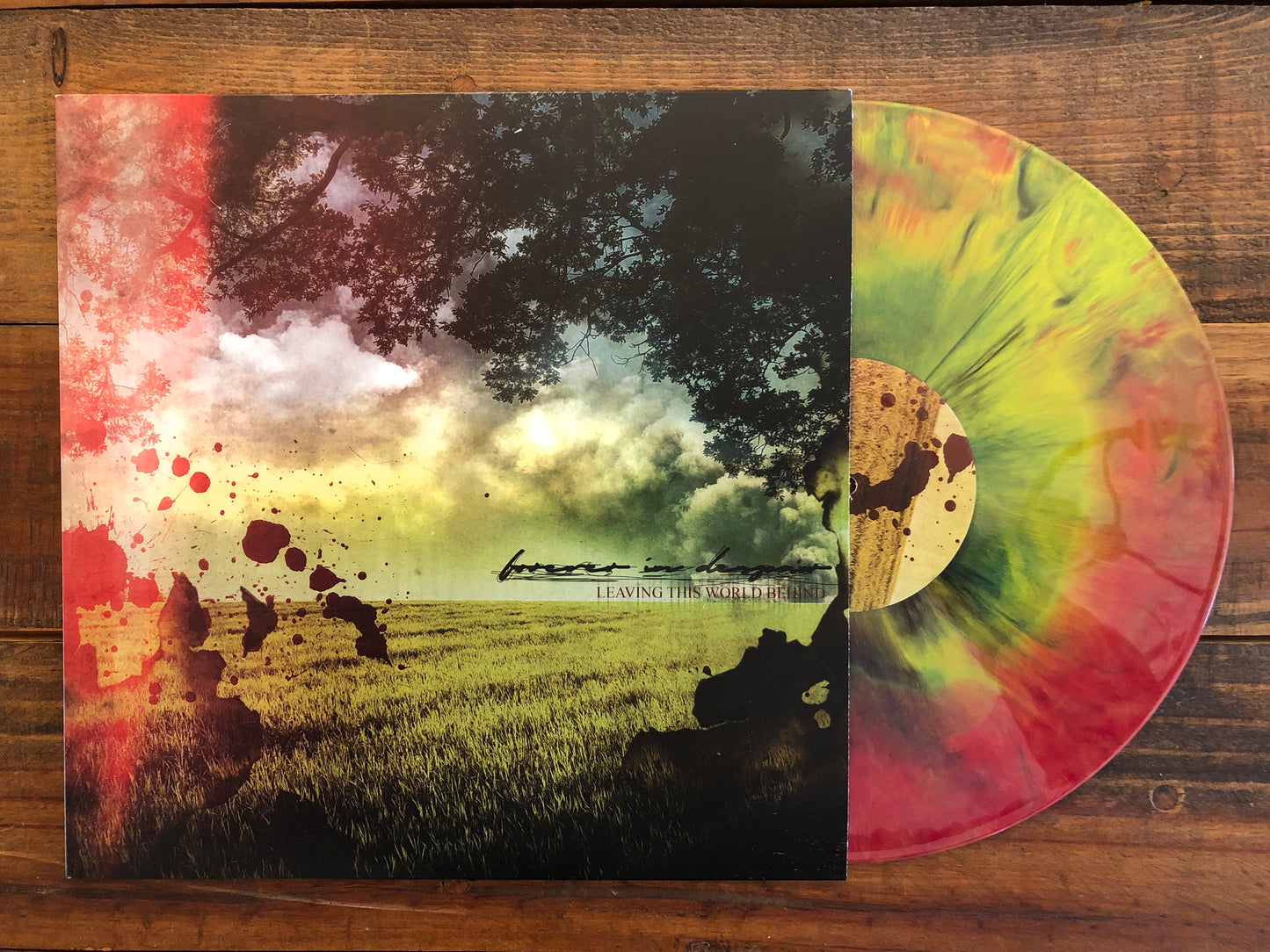 Forever in Despair, "Leaving This World Behind" (Hand-Poured Vinyl) [Used]