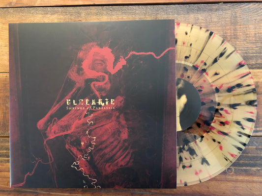 Ulcerate, "Shrines of Paralysis" (Gold w/ Red & Black Splatter) [Used]