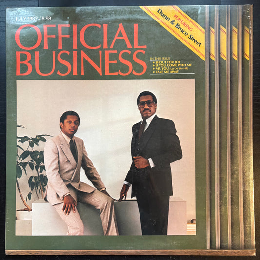 Dunn & Bruce Street, "Official Business" (LP) [Sealed]