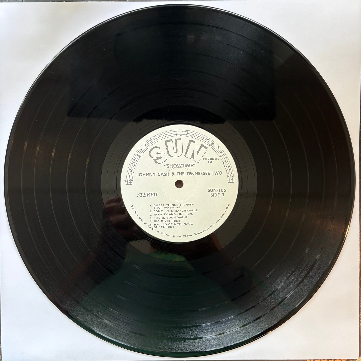 Johnny Cash & The Tennessee Two, "Showtime" (Promo) [VG Used]