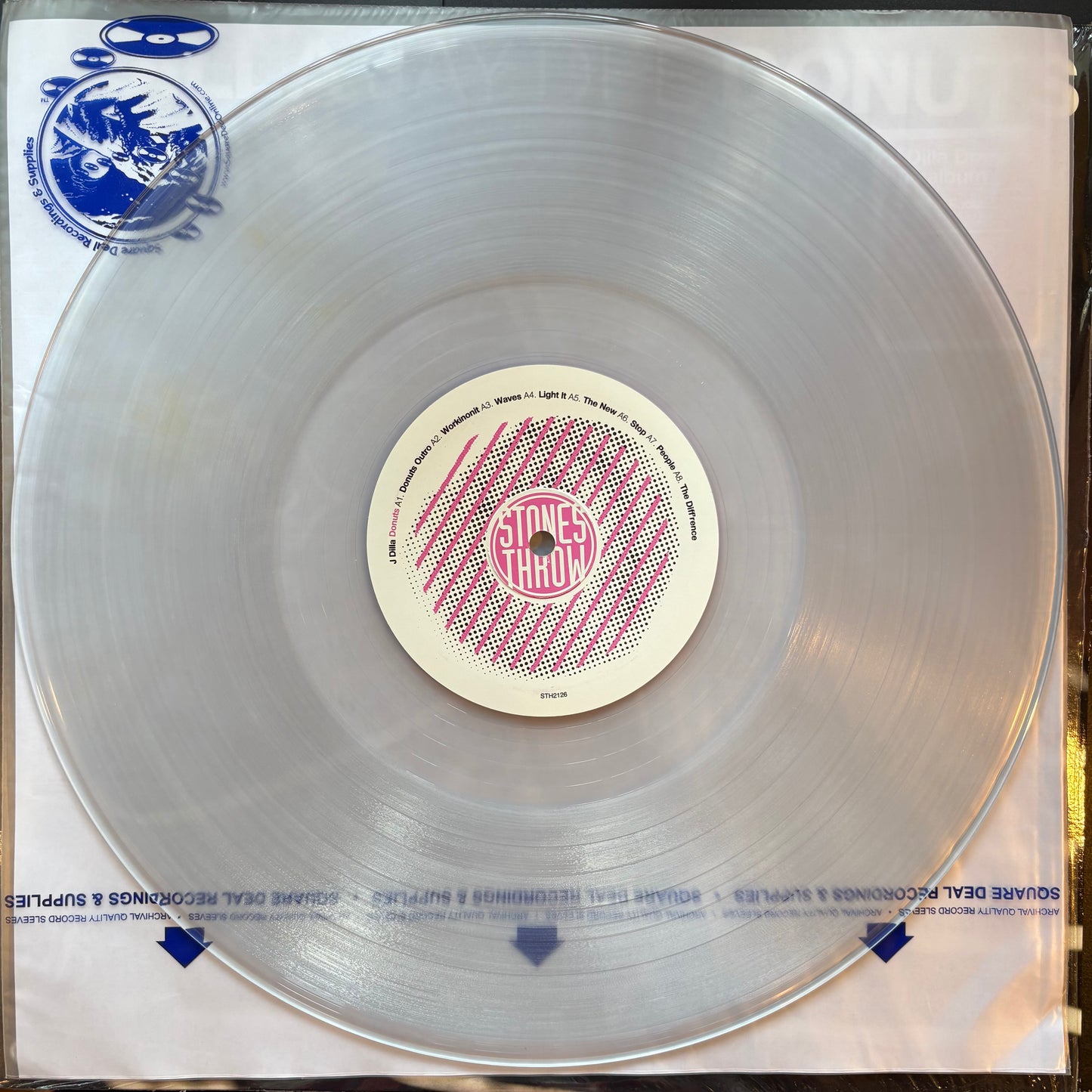 J Dilla, "Donuts" (Clear Vinyl) [VG+ Used]