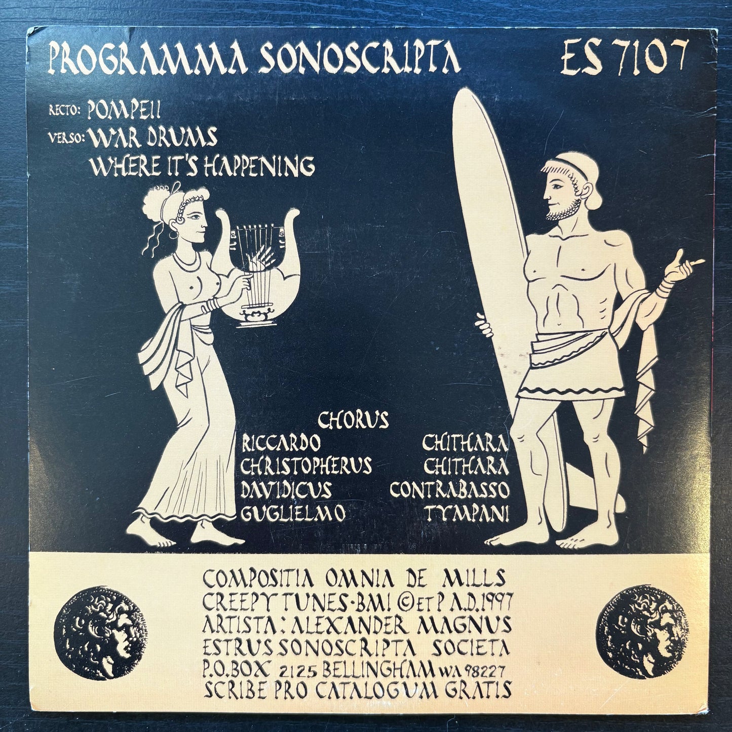 Volcanos, "Musica Pro Proximum Millennium" (7") [VG+ Used]