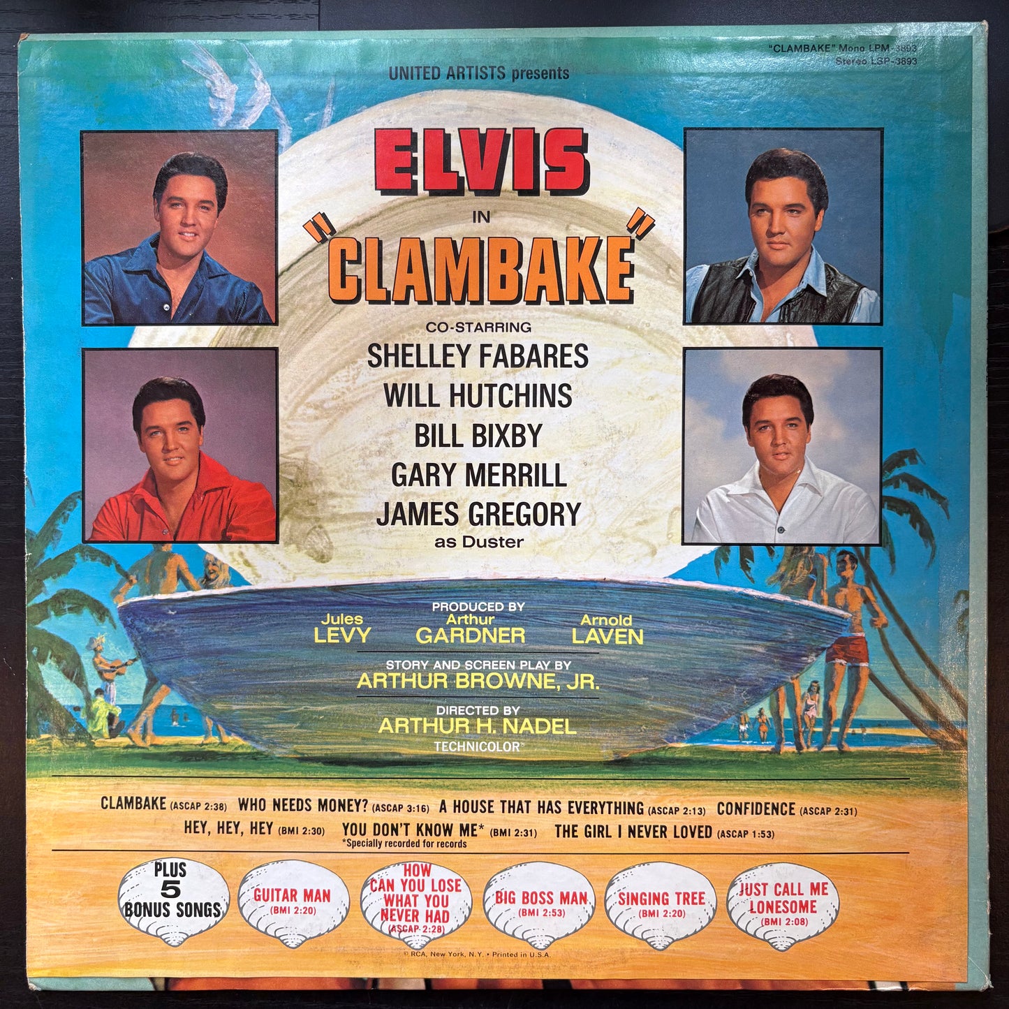 Elvis Presley, "Clambake Soundtrack" [VG- Used]