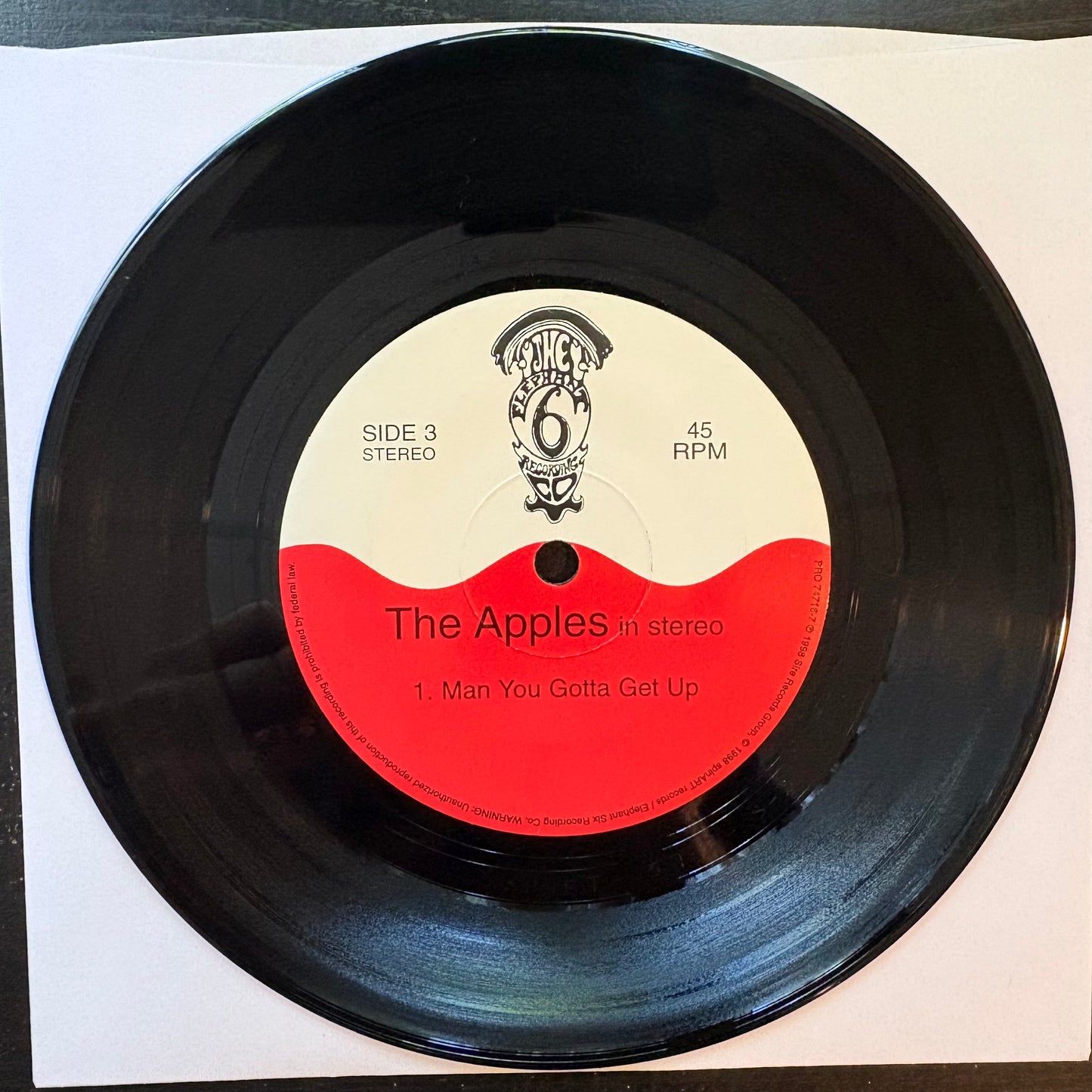 Apples in Stereo, "Man You Gotta Get Up" (7") [VG+ used]