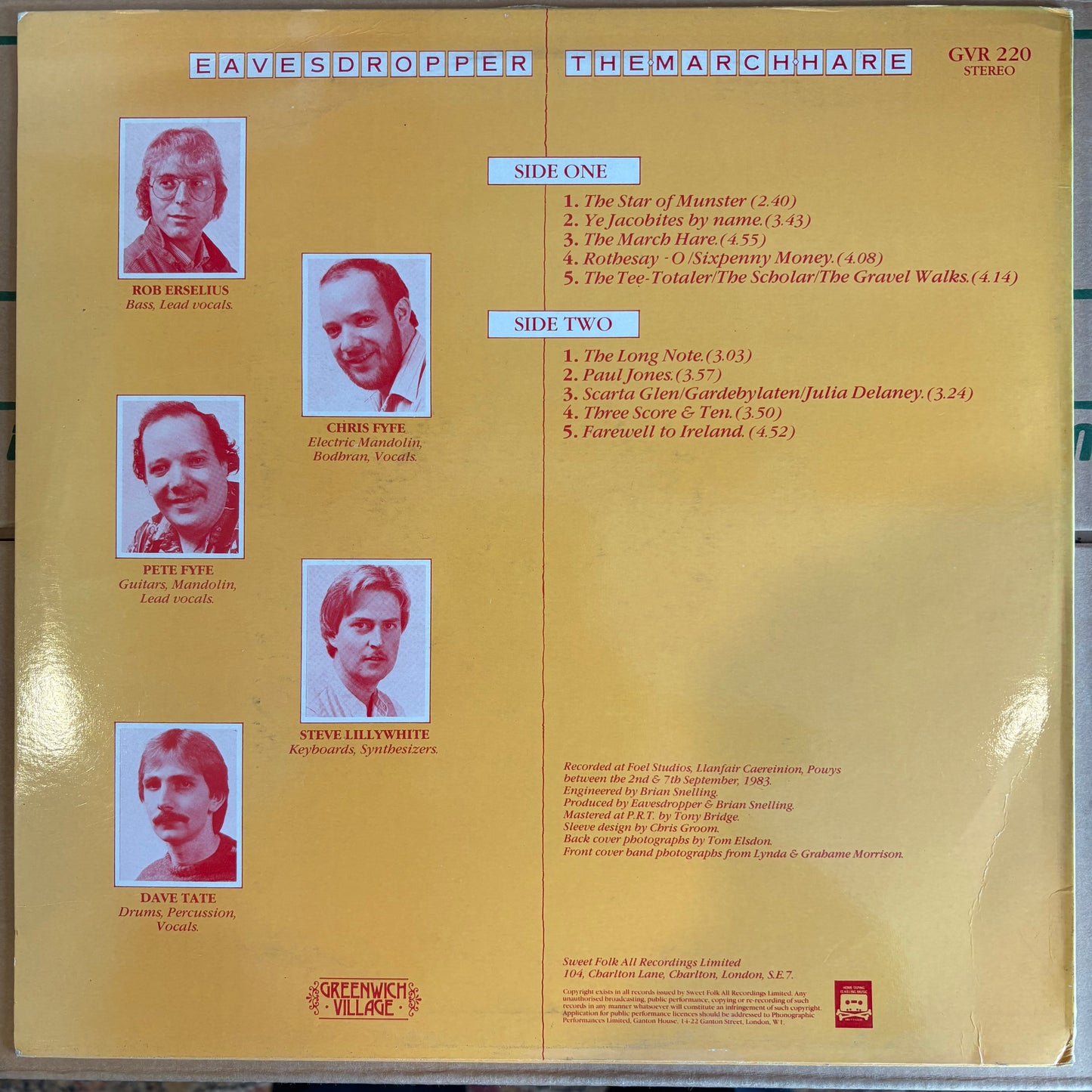 Eavesdropper, "The March Hare" [VG+ Used]