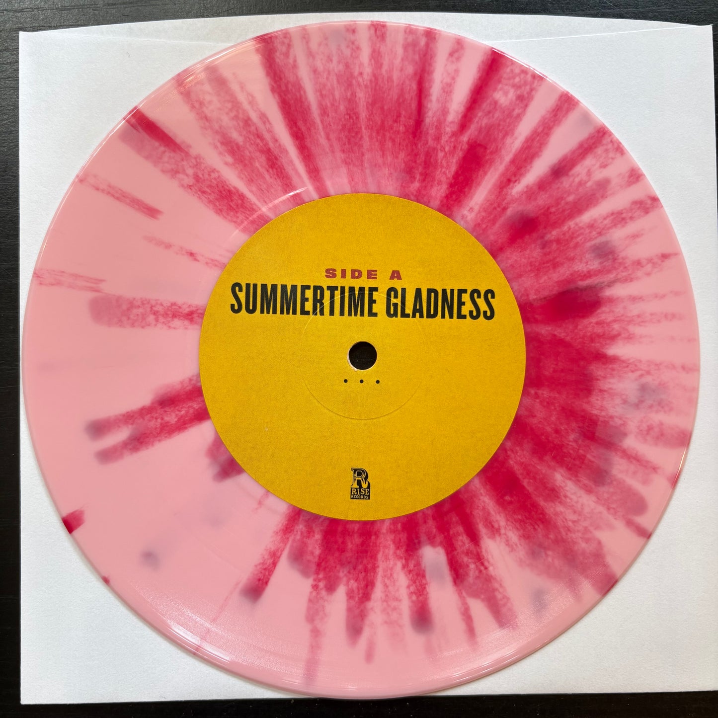 Dance Gavin Dance, "Summertime Gladness" (7") (Pink with Magenta Splatter) [VG+ Used]