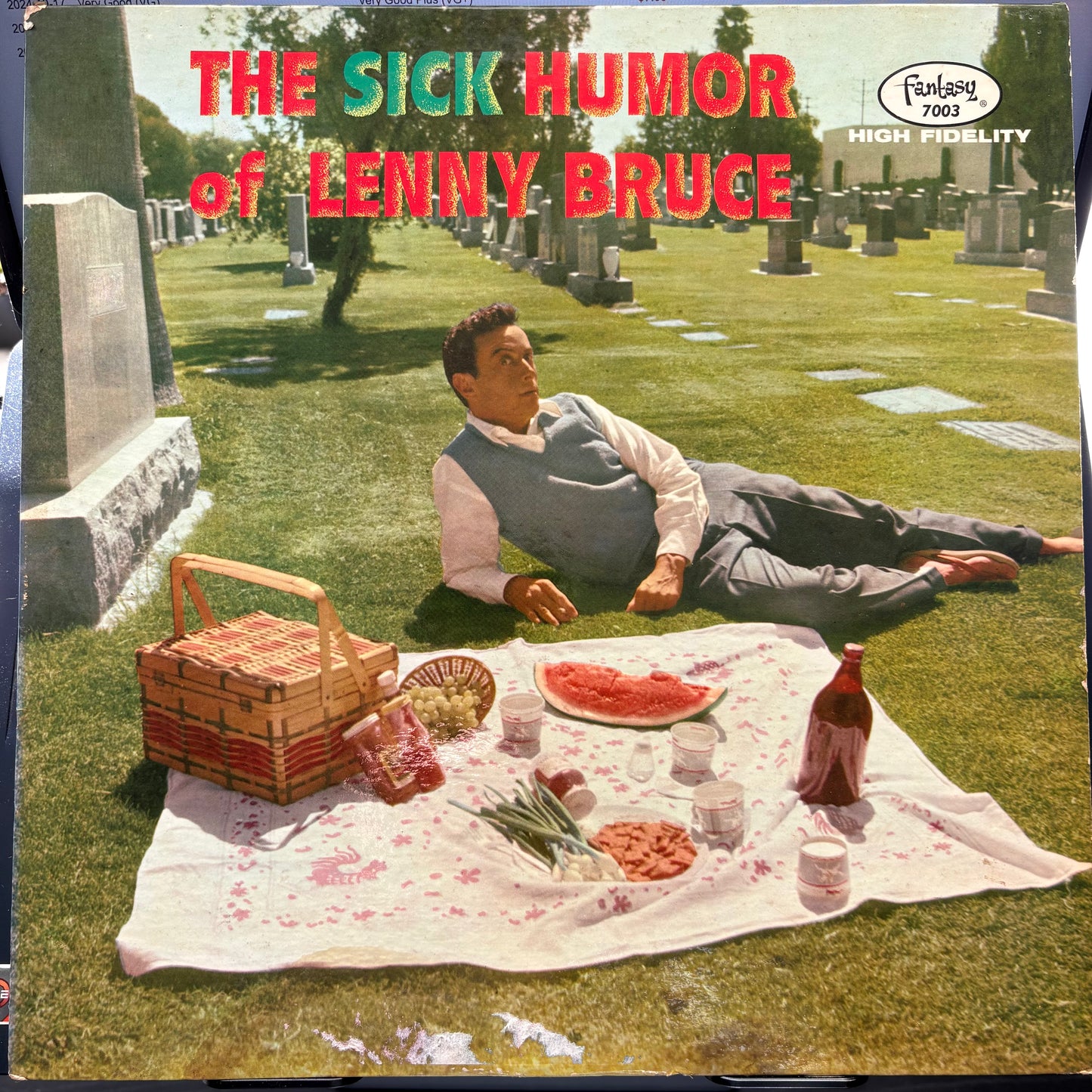Lenny Bruce, "The Sick Humor of Lenny Bruce" (Red Vinyl) [VG- Used]
