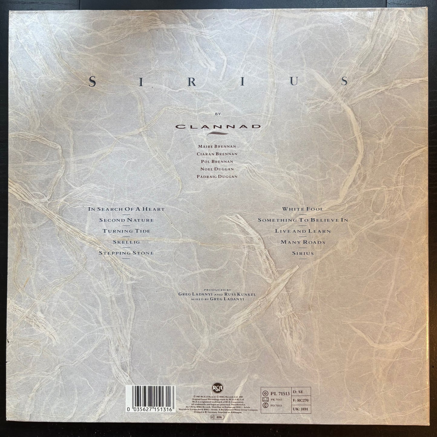 Clannad, "Sirius" [VG Used]