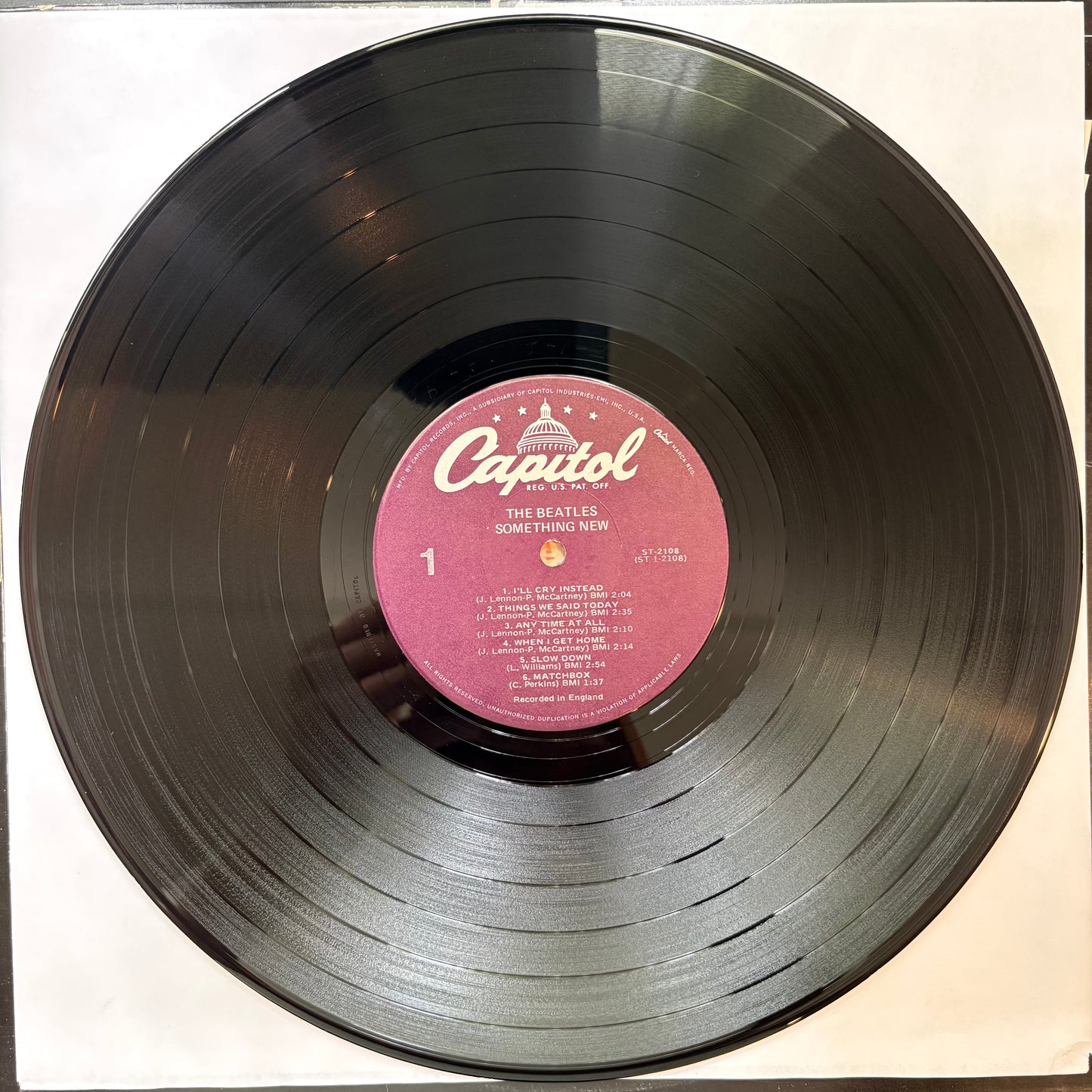 Beatles, "Something New" (LP) [EX Used]