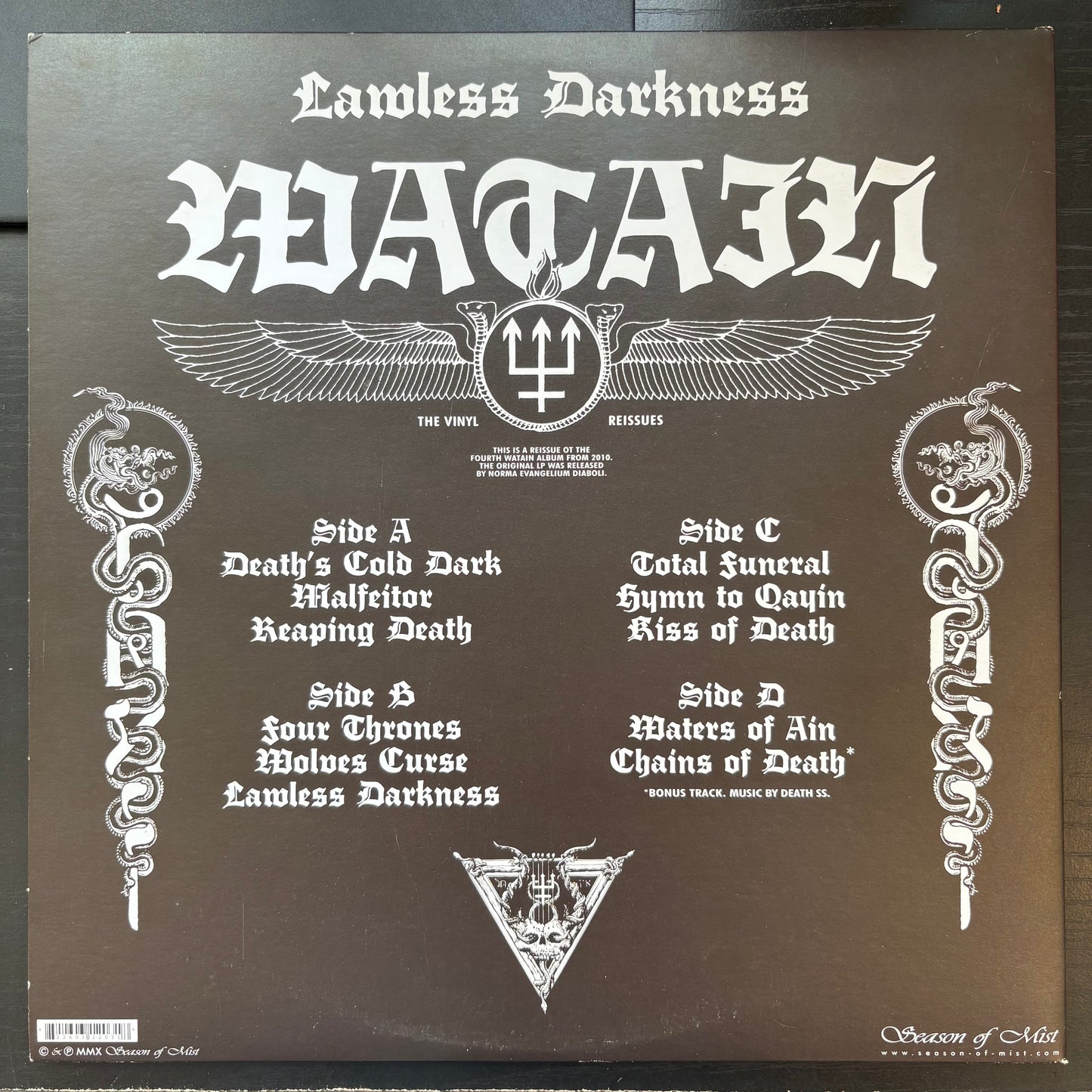 Watain, "Lawless Darkness" [VG Used]