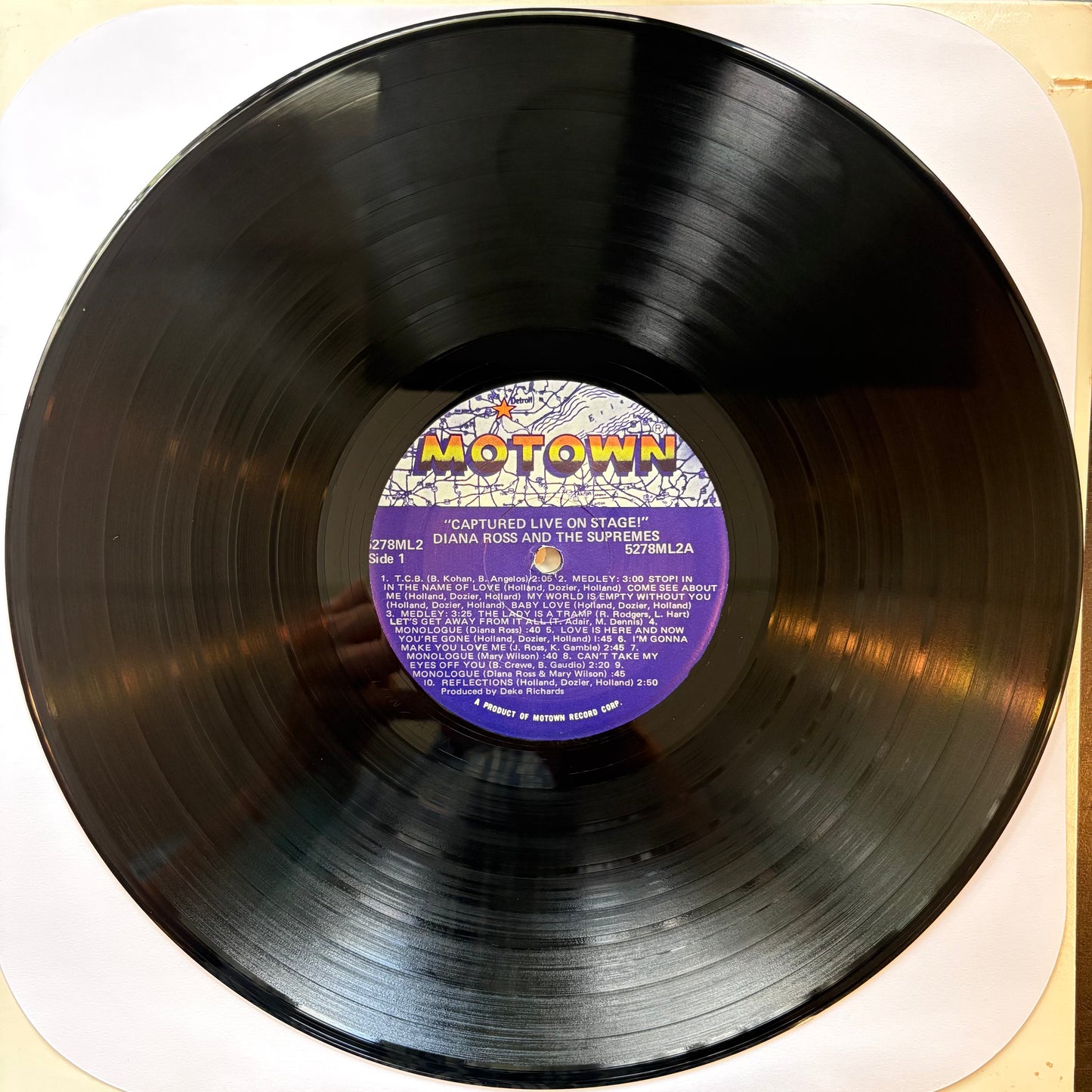 Diana Ross & The Supremes, "Captured Live on Stage!" [VG+ Used]