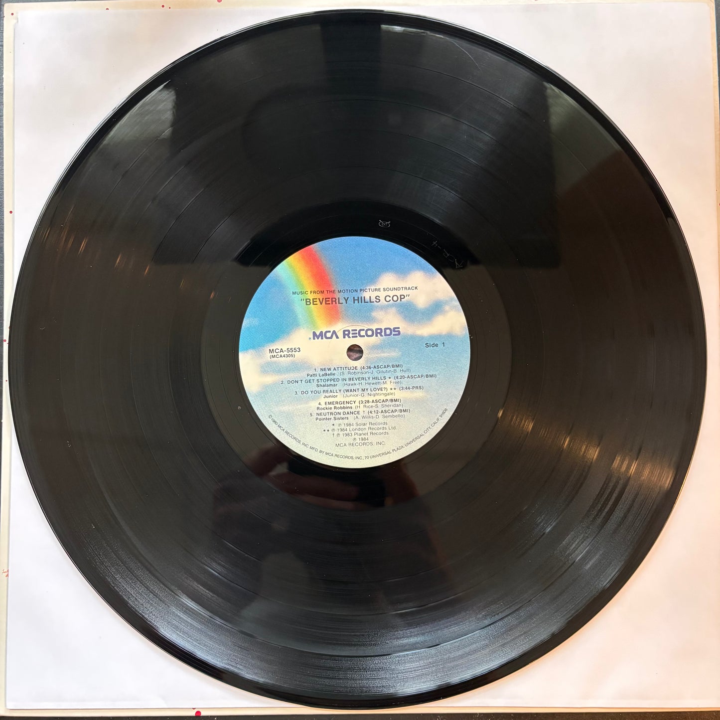 Various Artists, "Beverly Hills Cop Soundtrack" (LP) [VG+ Used]