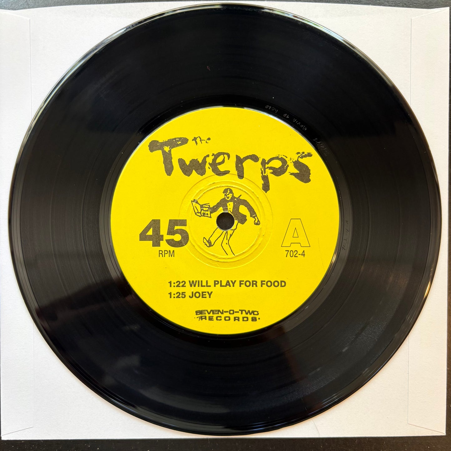 Twerps, "Will Play for Food" (7" EP) [VG+ Used]
