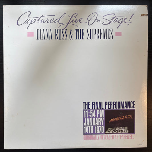 Diana Ross & The Supremes, "Captured Live on Stage!" [VG+ Used]