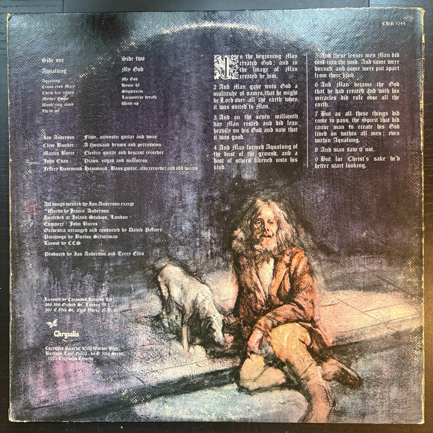 Jethro Tull, "Aqualung" (LP) [VG Used]