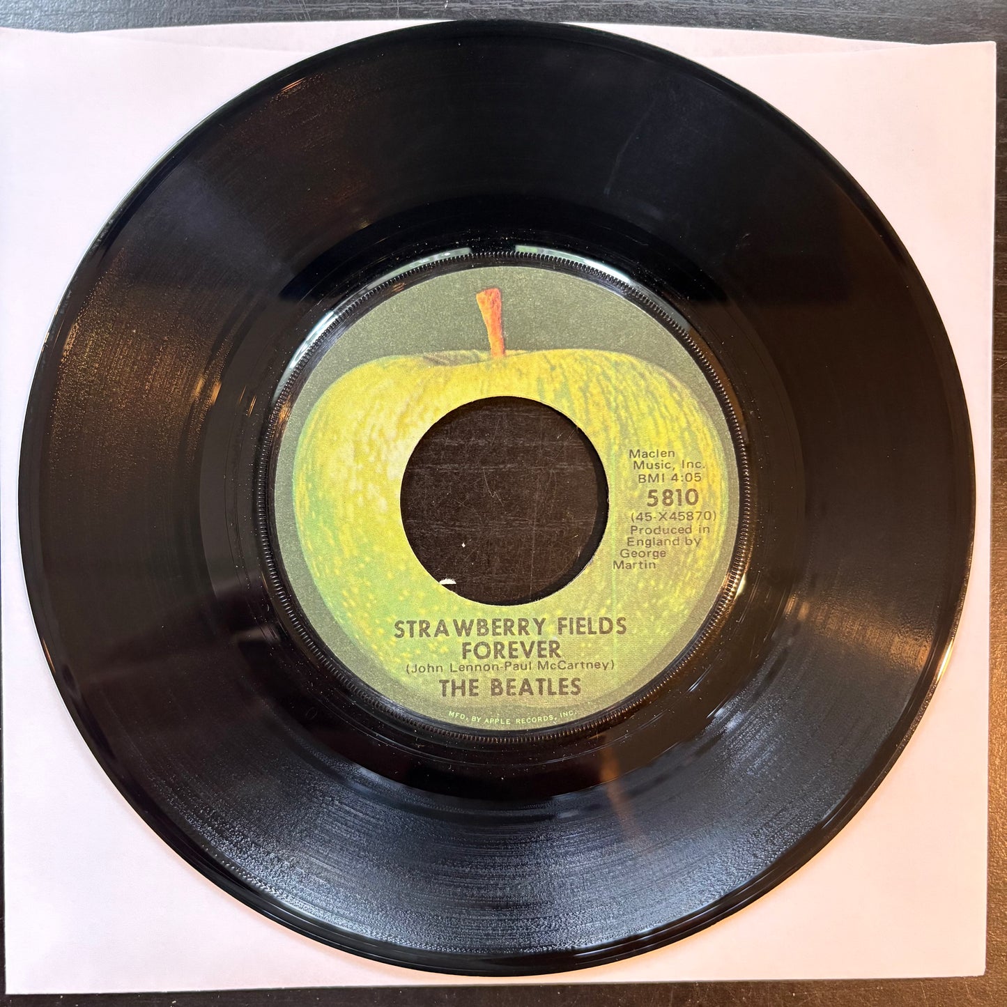 Beatles, "Strawberry Fields Forever" (7") [VG Used]