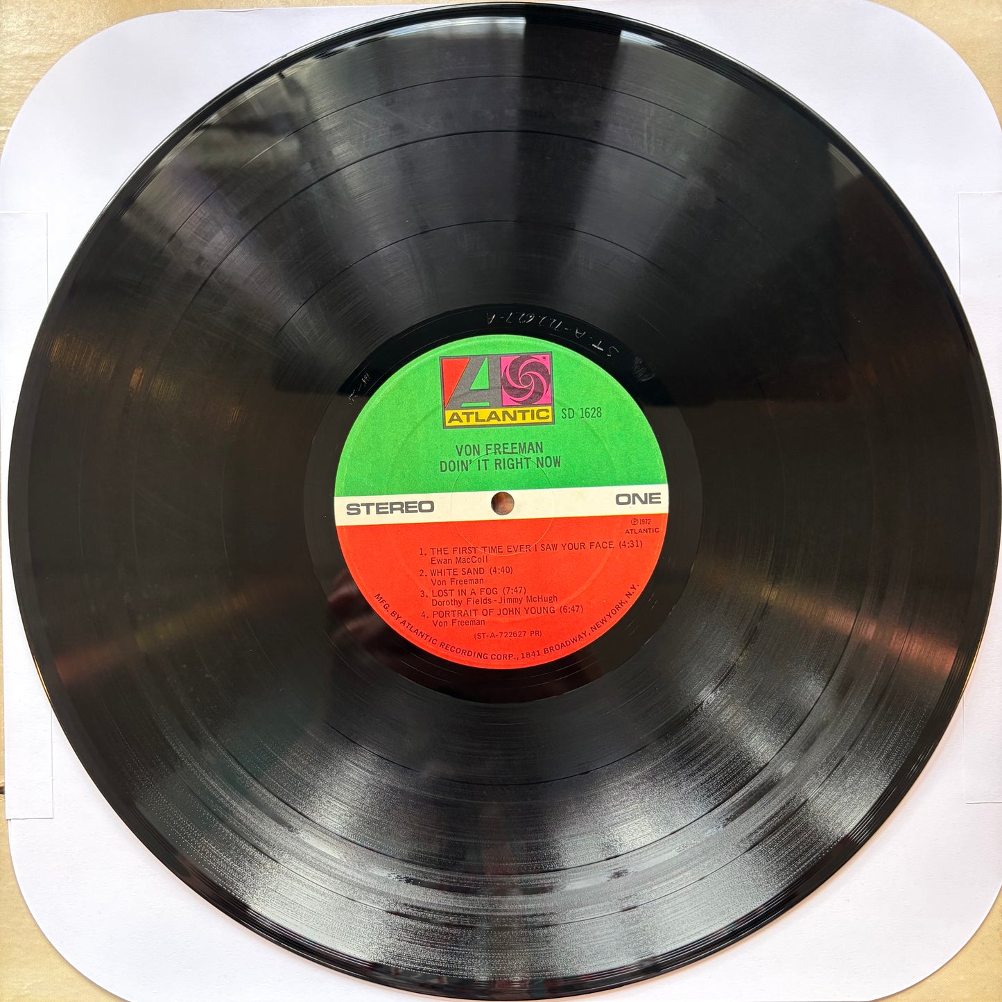 Von Freeman, "Doin' It Right Now" [VG Used]