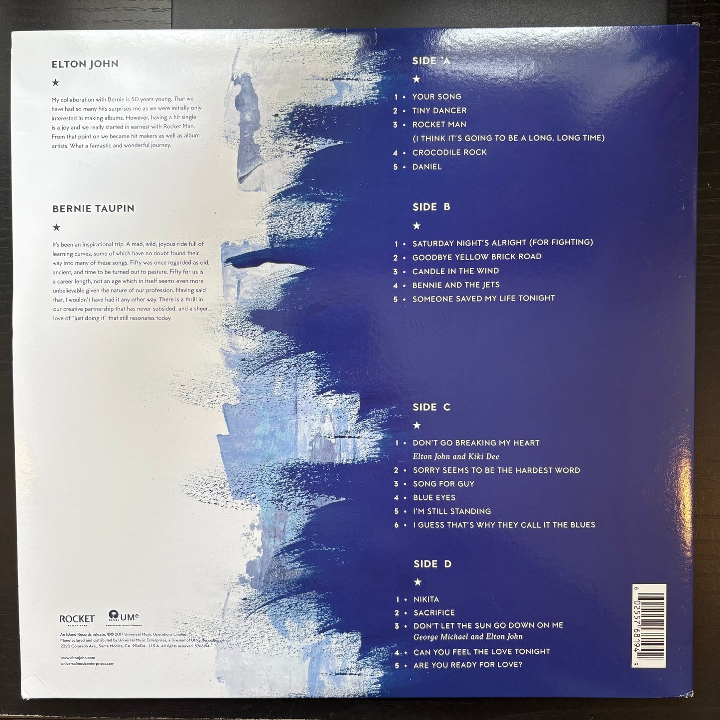 Elton John, "Diamonds" [VG Used]