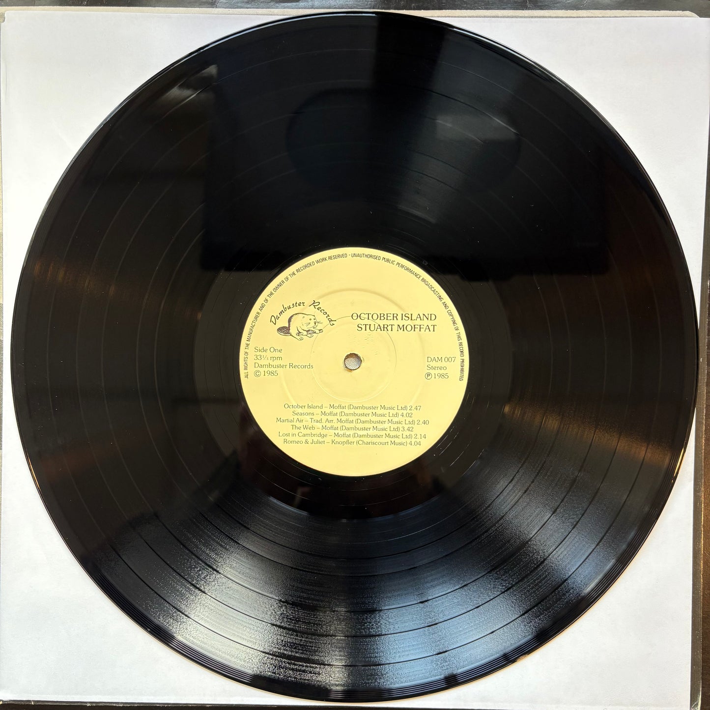 Stuart Moffat, "October Island" [VG Used]