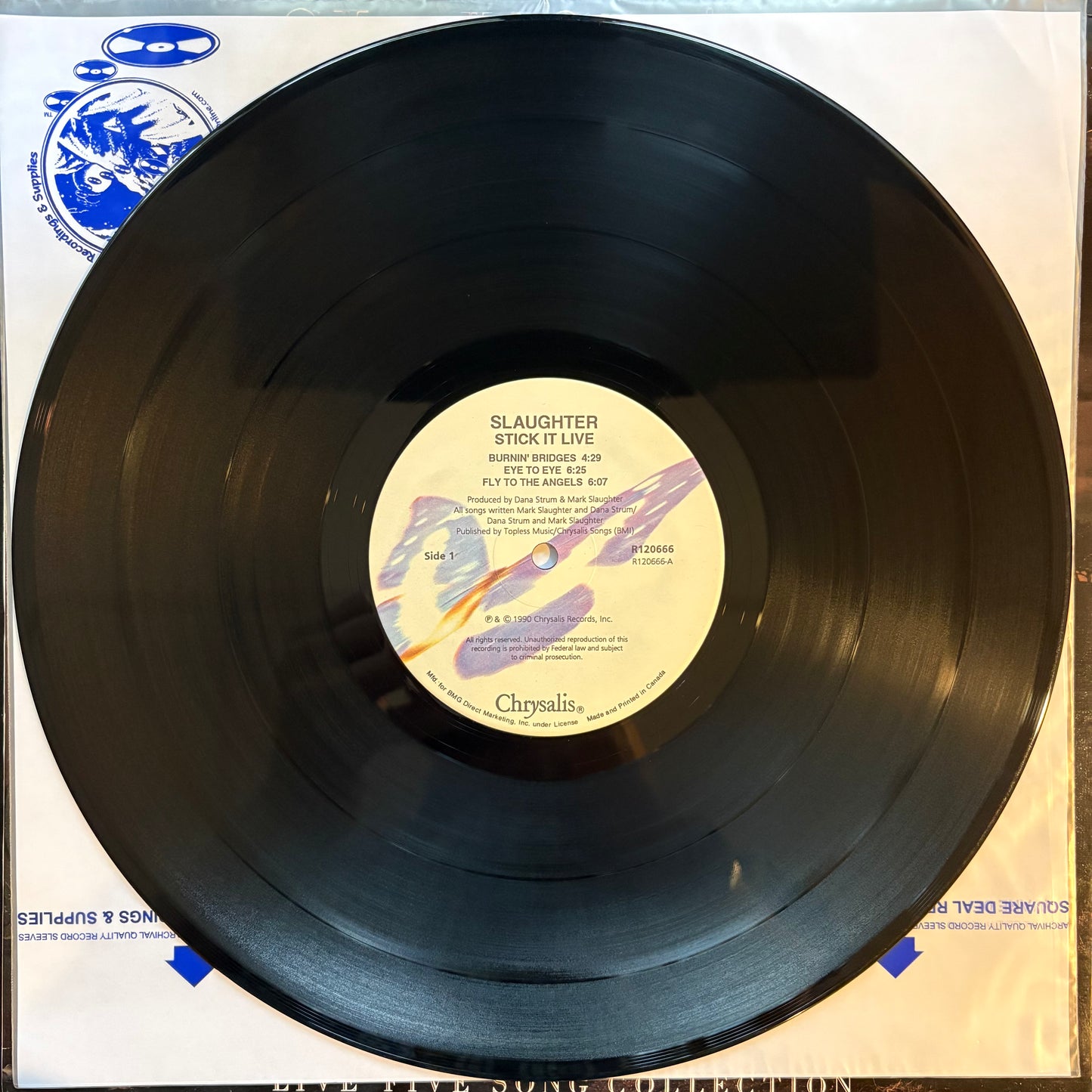 Slaughter, "Stick It Live" (EP) [VG+ Used]