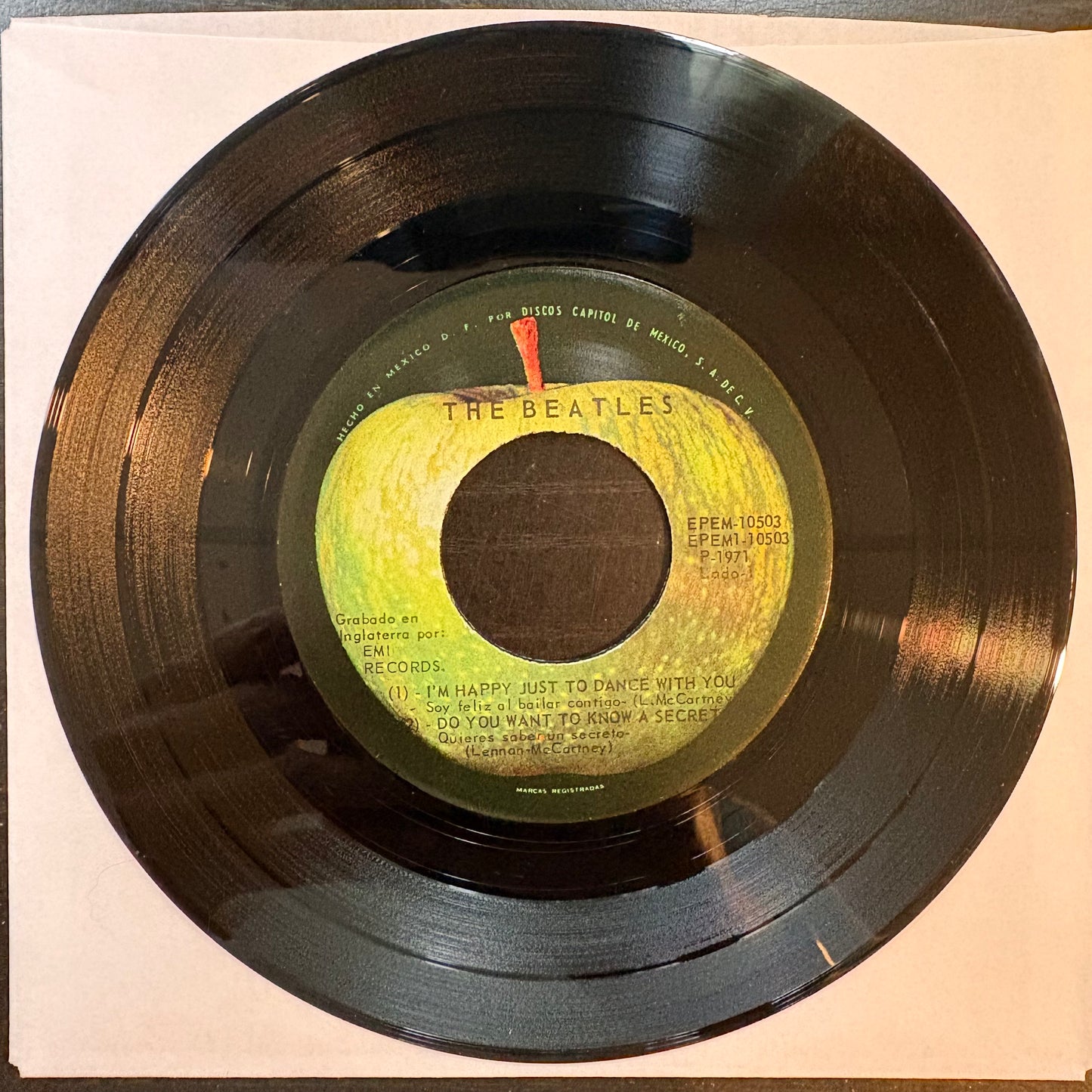 Beatles, "Do You Want to Know a Secret" (7" EP) (Mexico) [VG Used]