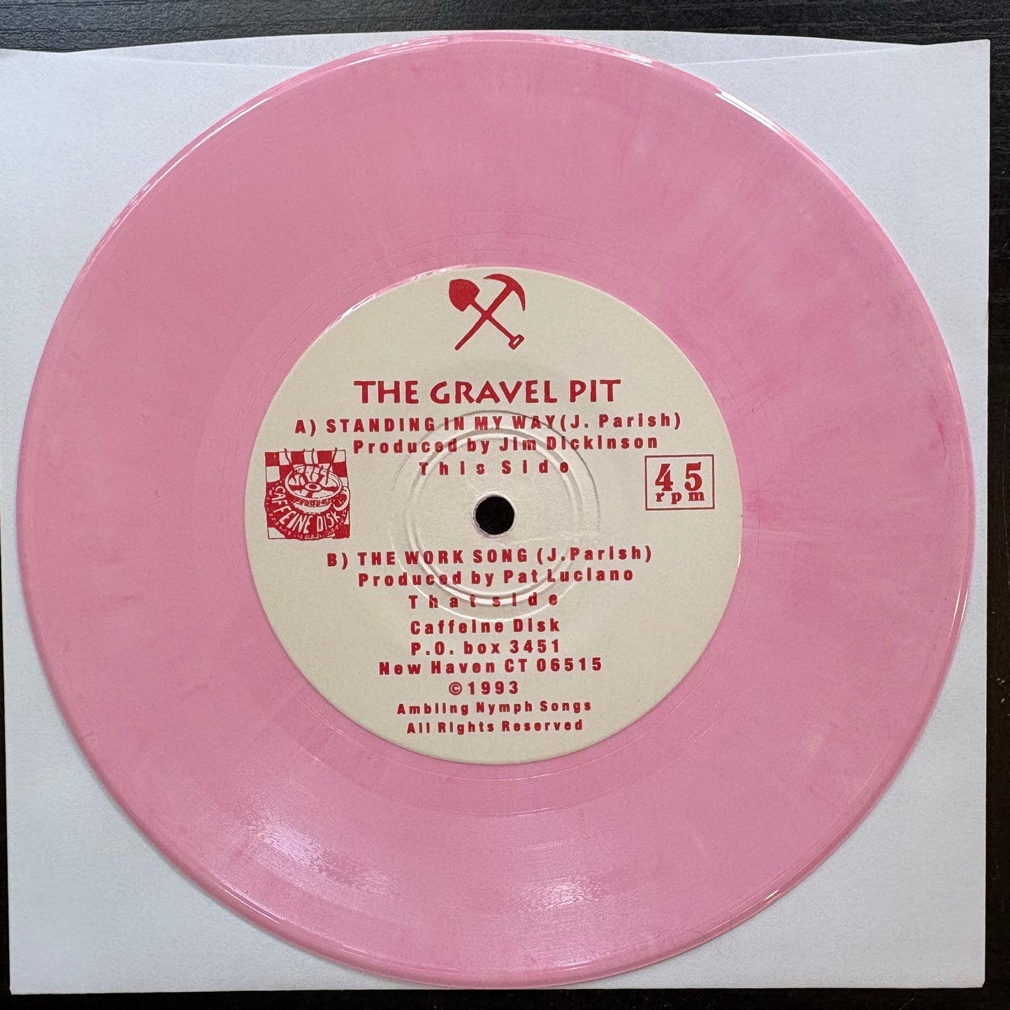 Gravel Pit, "Standing in My Way" (Pink Marble 7") [VG Used]