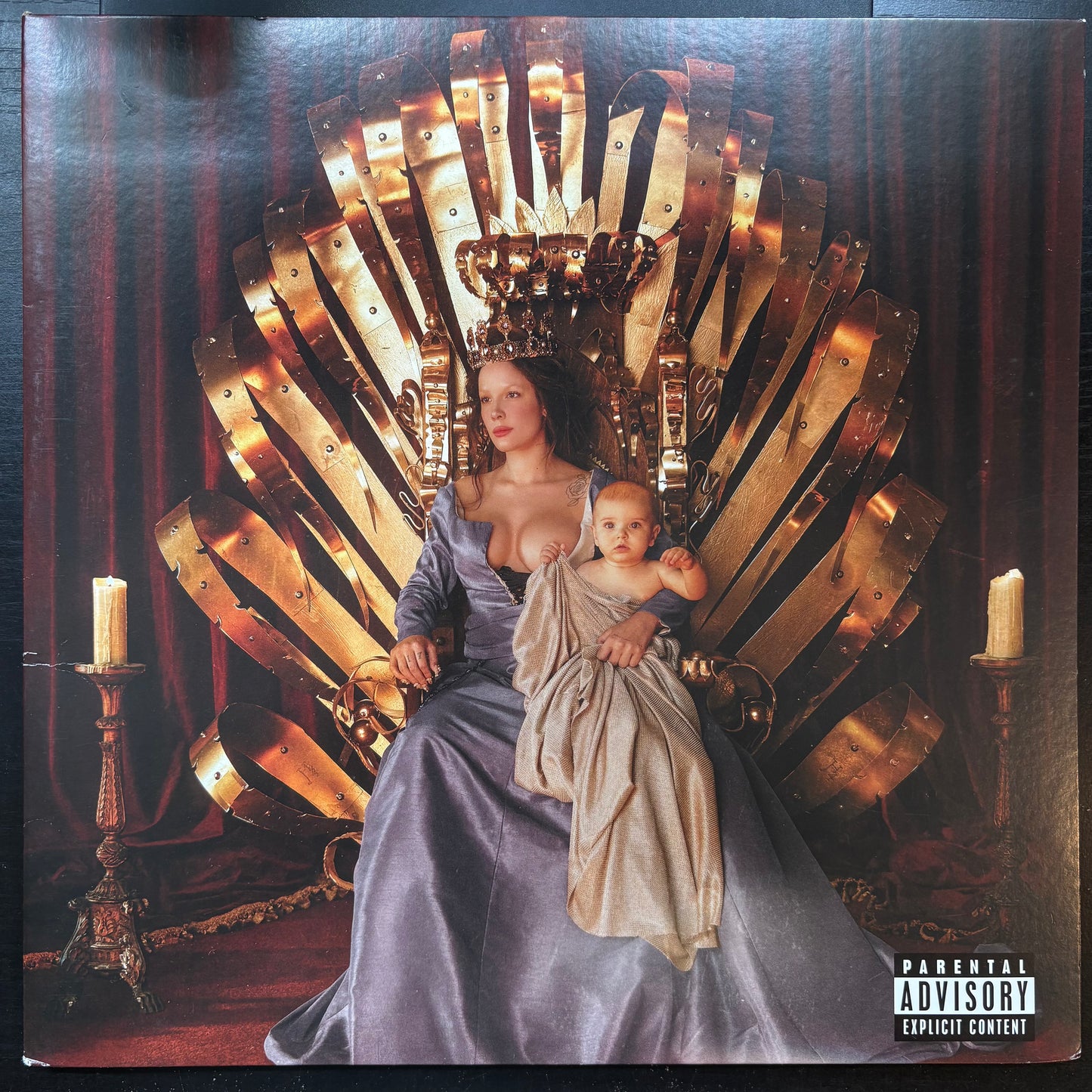 Halsey, "If I Can't Have Love, I Want Power" (Grey Transparent Vinyl) [VG Used]
