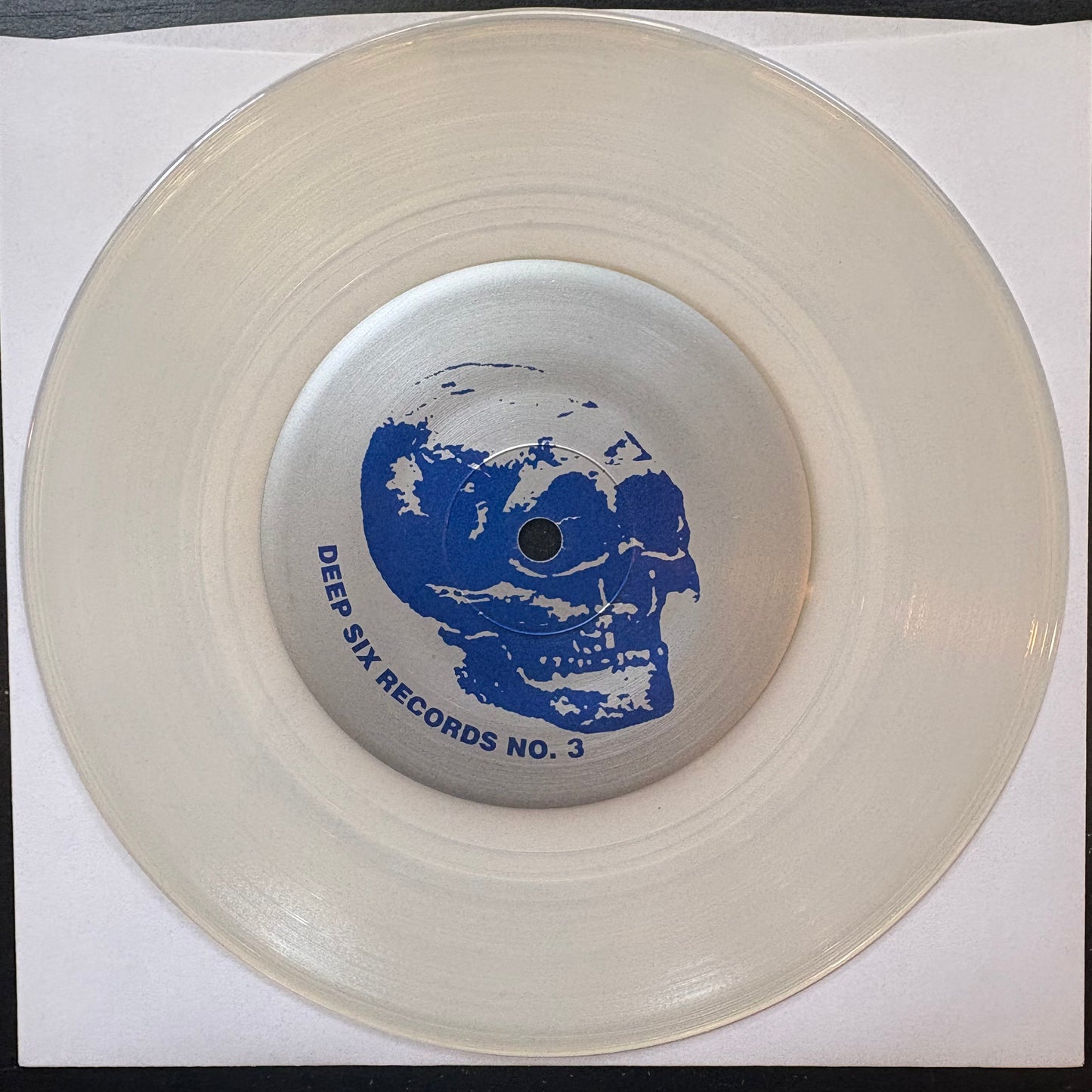 Charred Remains AKA Man Is the Bastard, "Uncivilized Live" (7" EP) (Clear Vinyl) [EX Used]