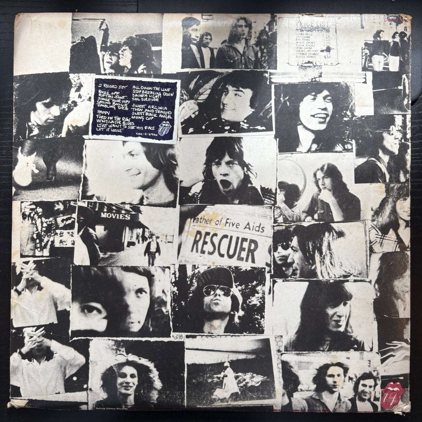 Rolling Stones, "Exile on Main St." (Promo) [VG- Used]