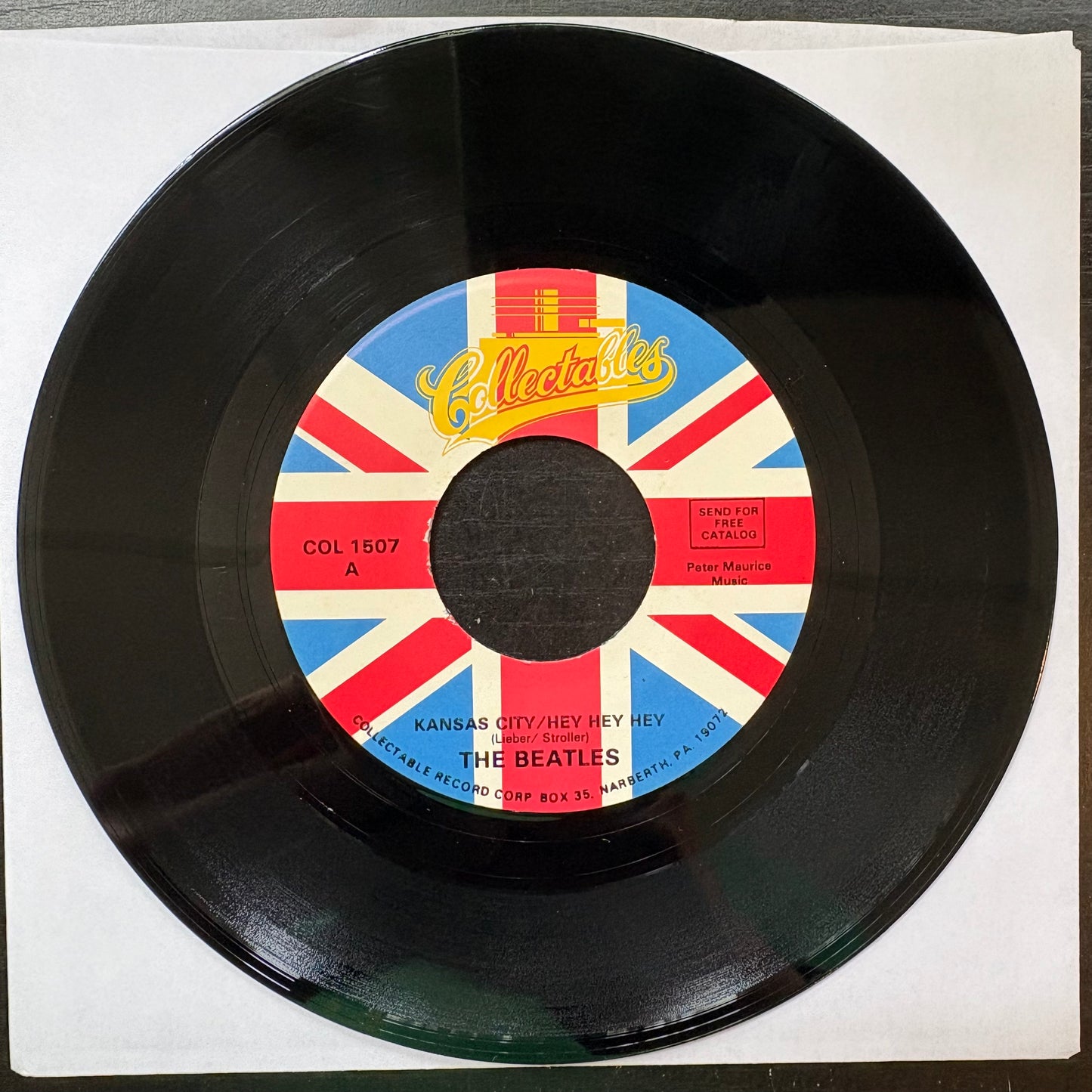 Beatles, "Kansas City / Hey Hey Hey" (7") [VG Used]