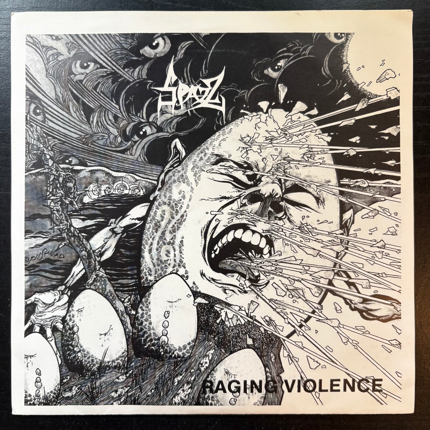 Hirax / Spazz, "Split" (7") [VG+ Used]