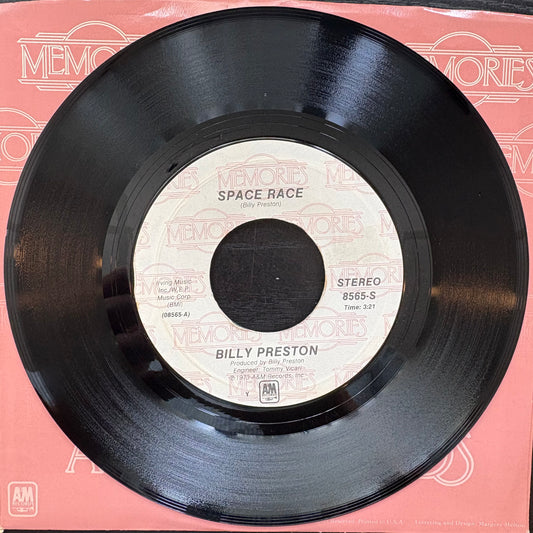 Billy Preston, "Space Race" (7") [VG+ Used]
