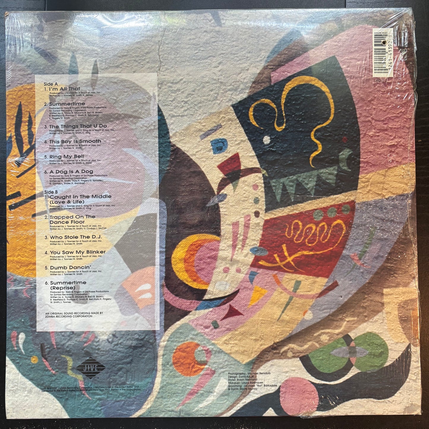 DJ Jazzy Jeff & The Fresh Prince, "Homebase" (LP) (Sealed)