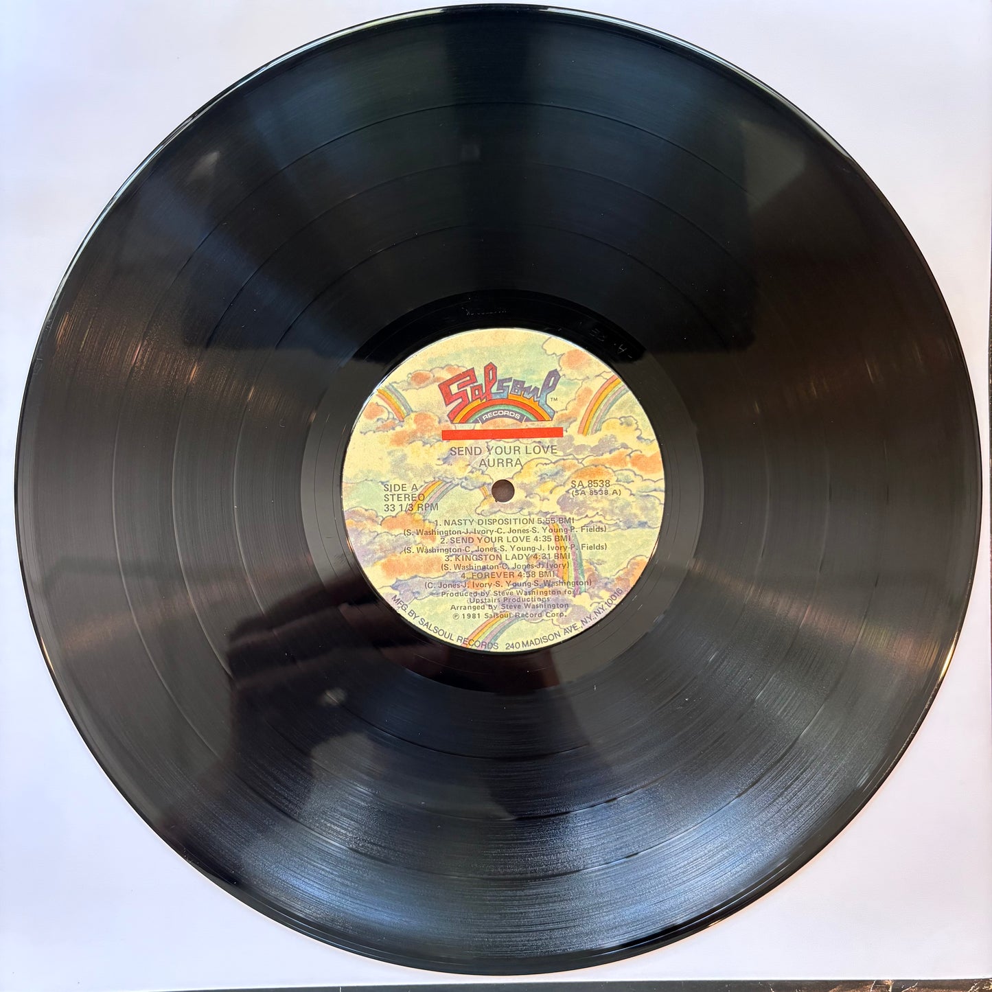 Aurra, "Send Your Love" (LP) [VG+ Used]