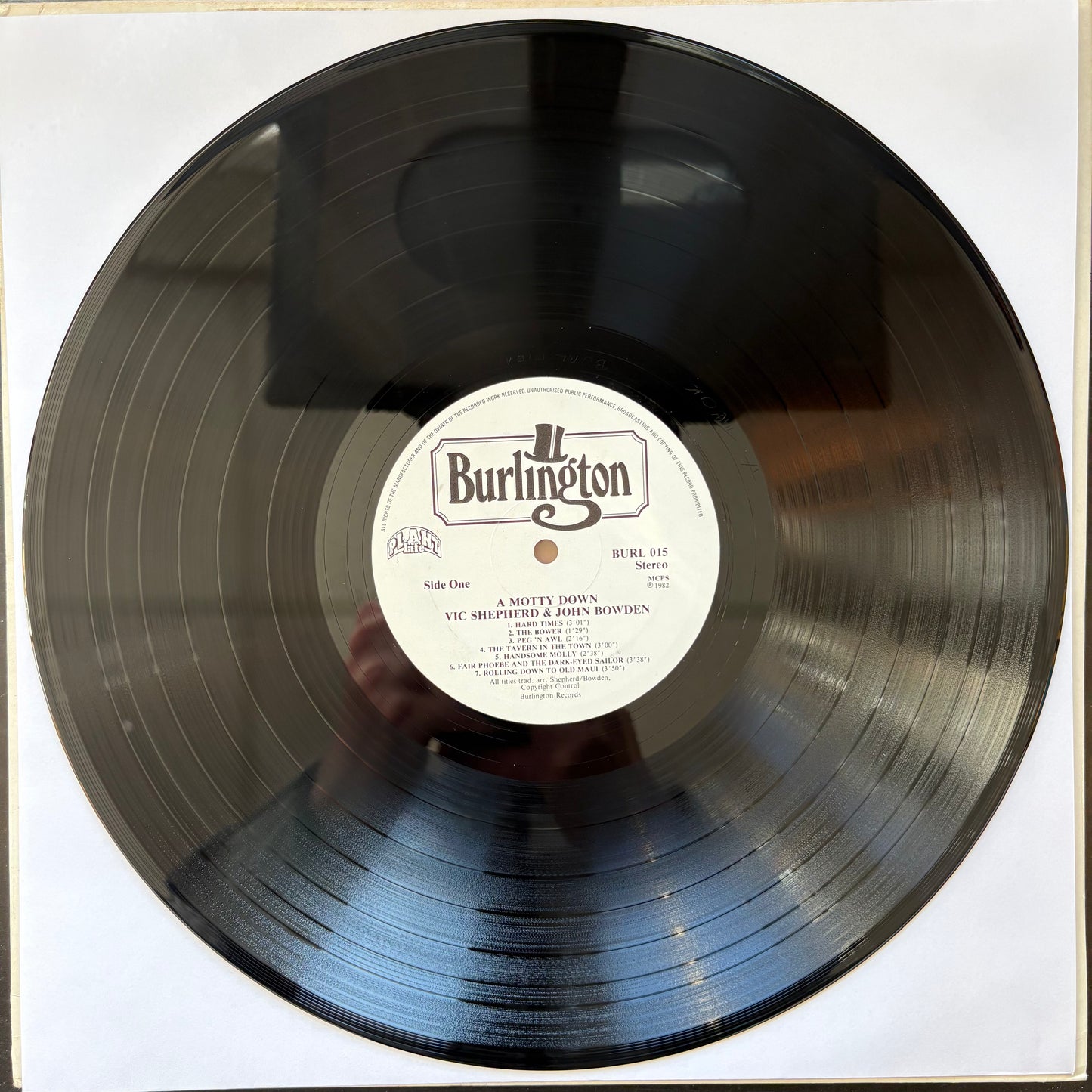 Vic Shepherd & John Bowden, "A Motty Down" (Signed) [EX Used]