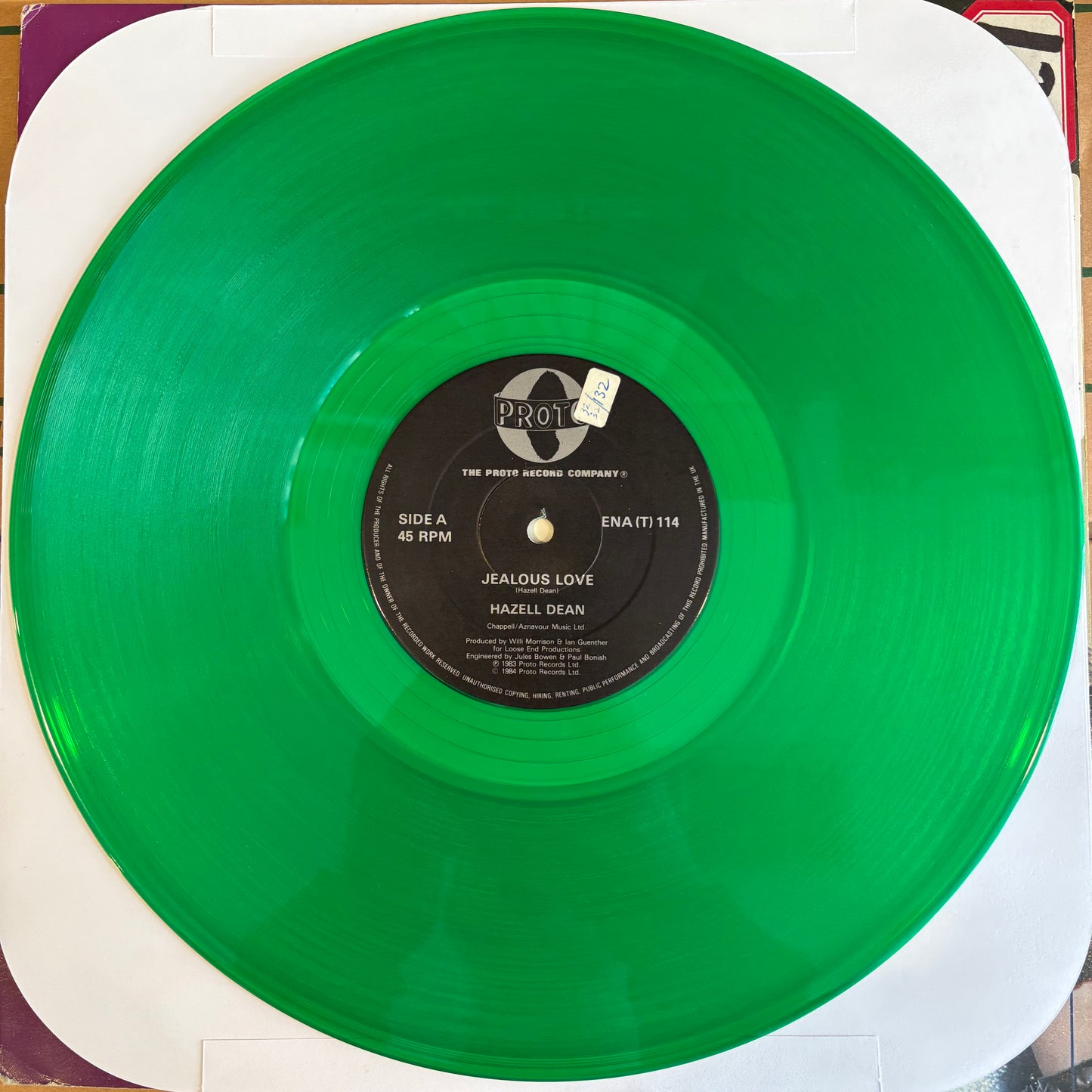 Hazell Dean, "Evergreen" (12") (Green Vinyl) [VG Used]